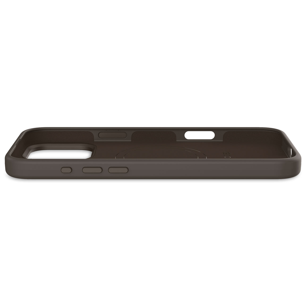Husă de protecție DECODED AntiMicrobial din silicon pentru iPhone 16 Pro Max - Negru Phantom