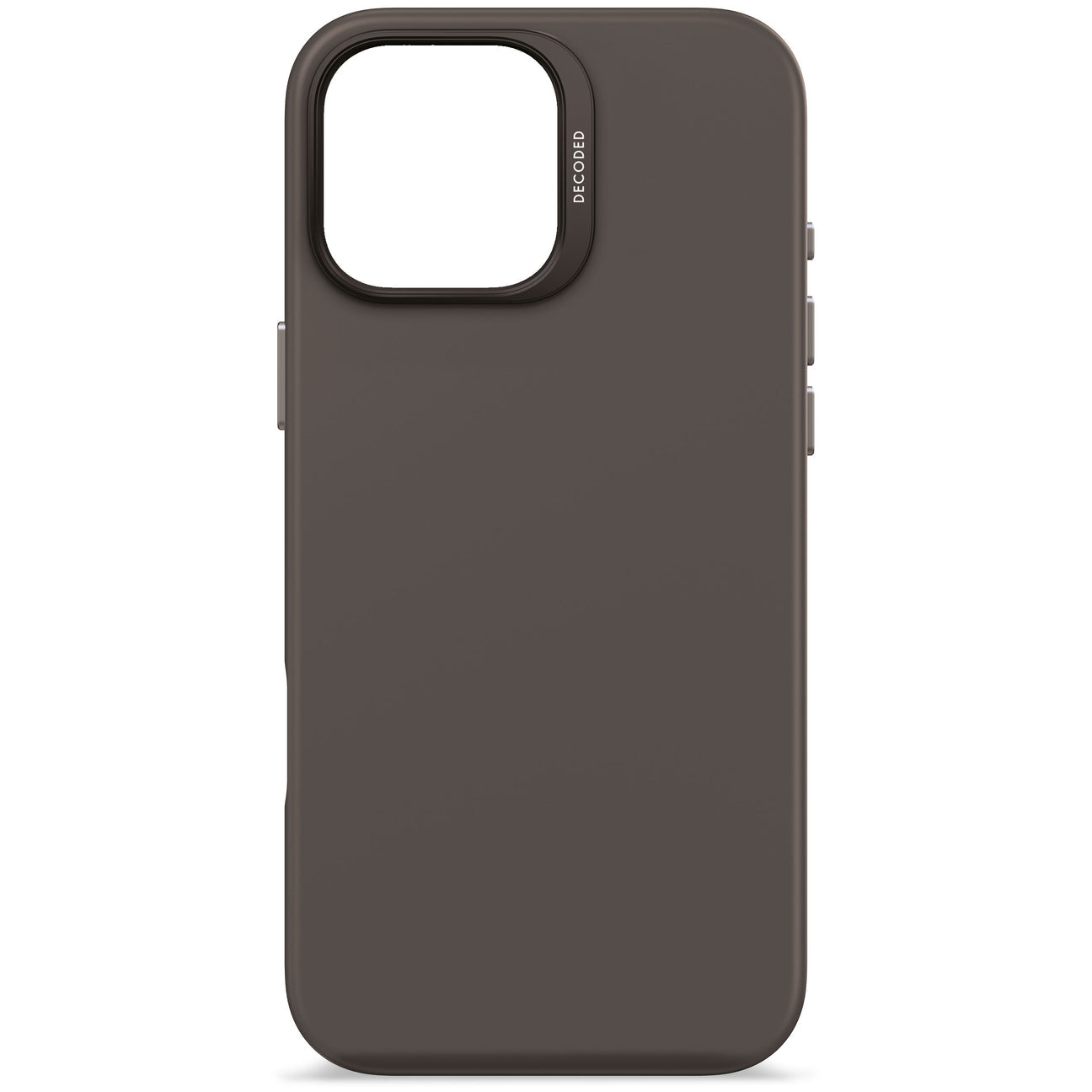 Husă de protecție DECODED AntiMicrobial din silicon pentru iPhone 16 Pro Max - Negru Phantom