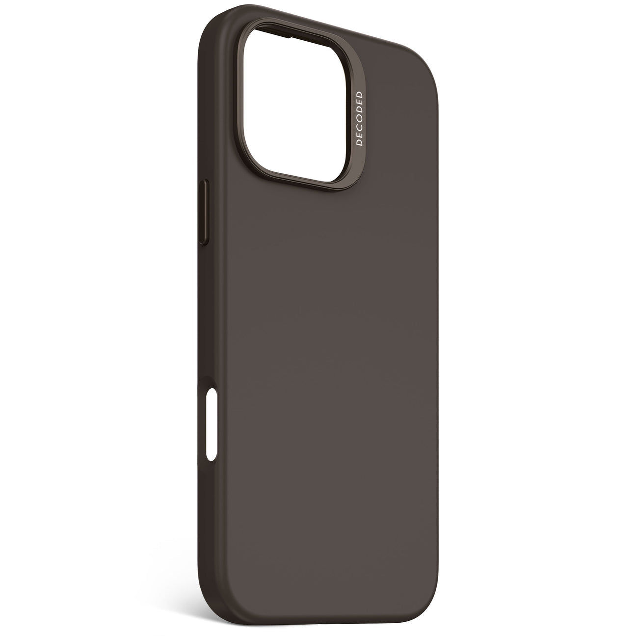 Husă de protecție DECODED AntiMicrobial din silicon pentru iPhone 16 Pro Max - Negru Phantom