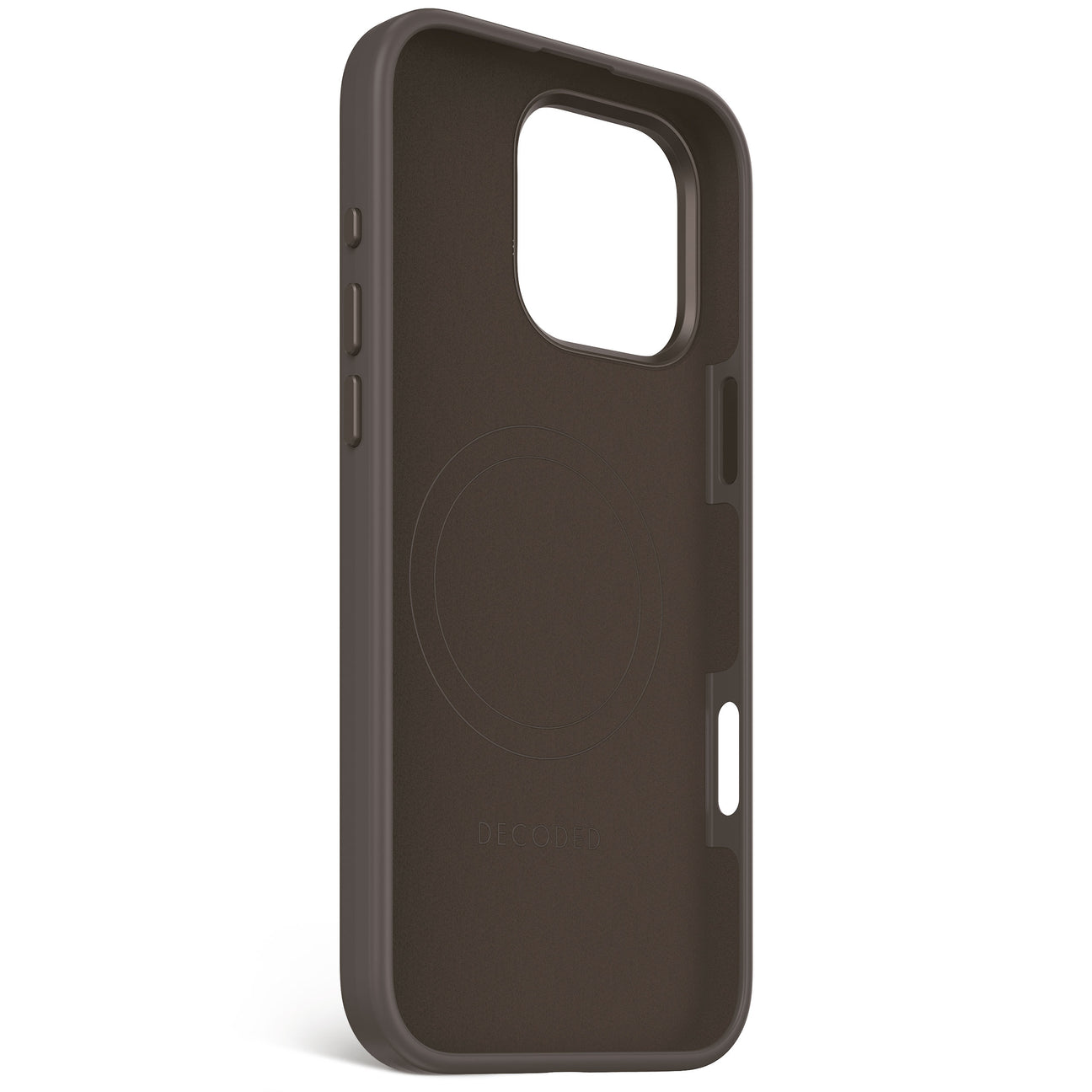 Husă de protecție DECODED AntiMicrobial din silicon pentru iPhone 16 Pro Max - Negru Phantom