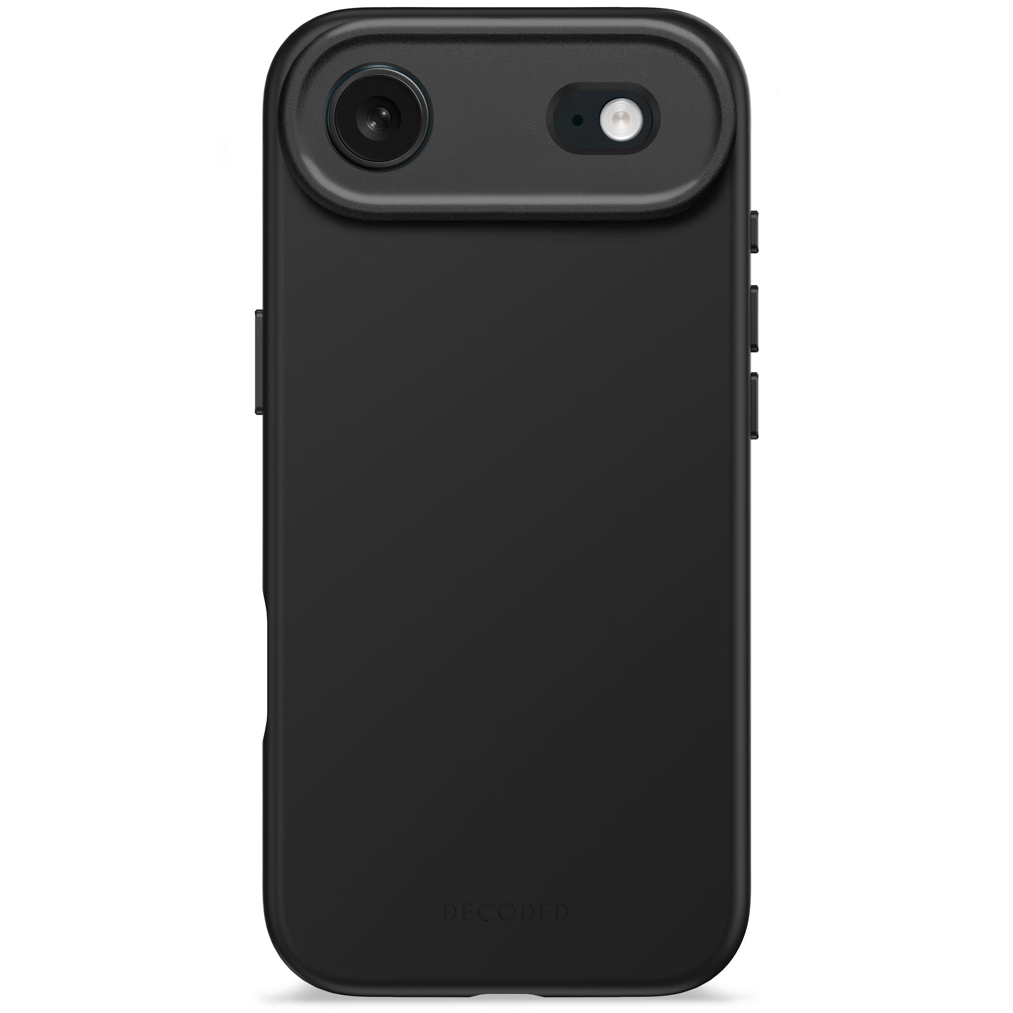Husă Antimicrobiană din Silicon DECODED pentru iPhone 17 Air - Negru Phantom