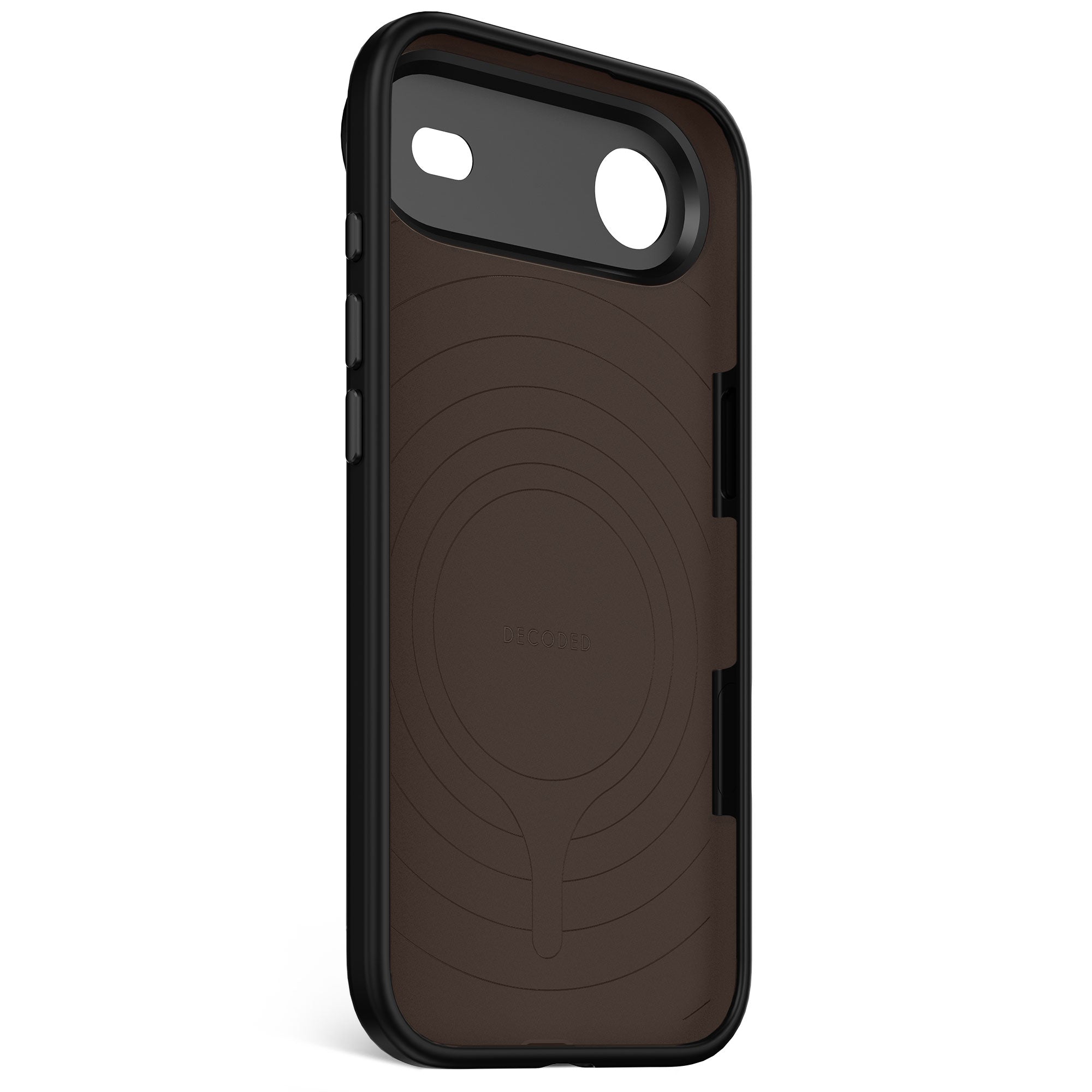 Husă Antimicrobiană din Silicon DECODED pentru iPhone 17 Air - Negru Phantom