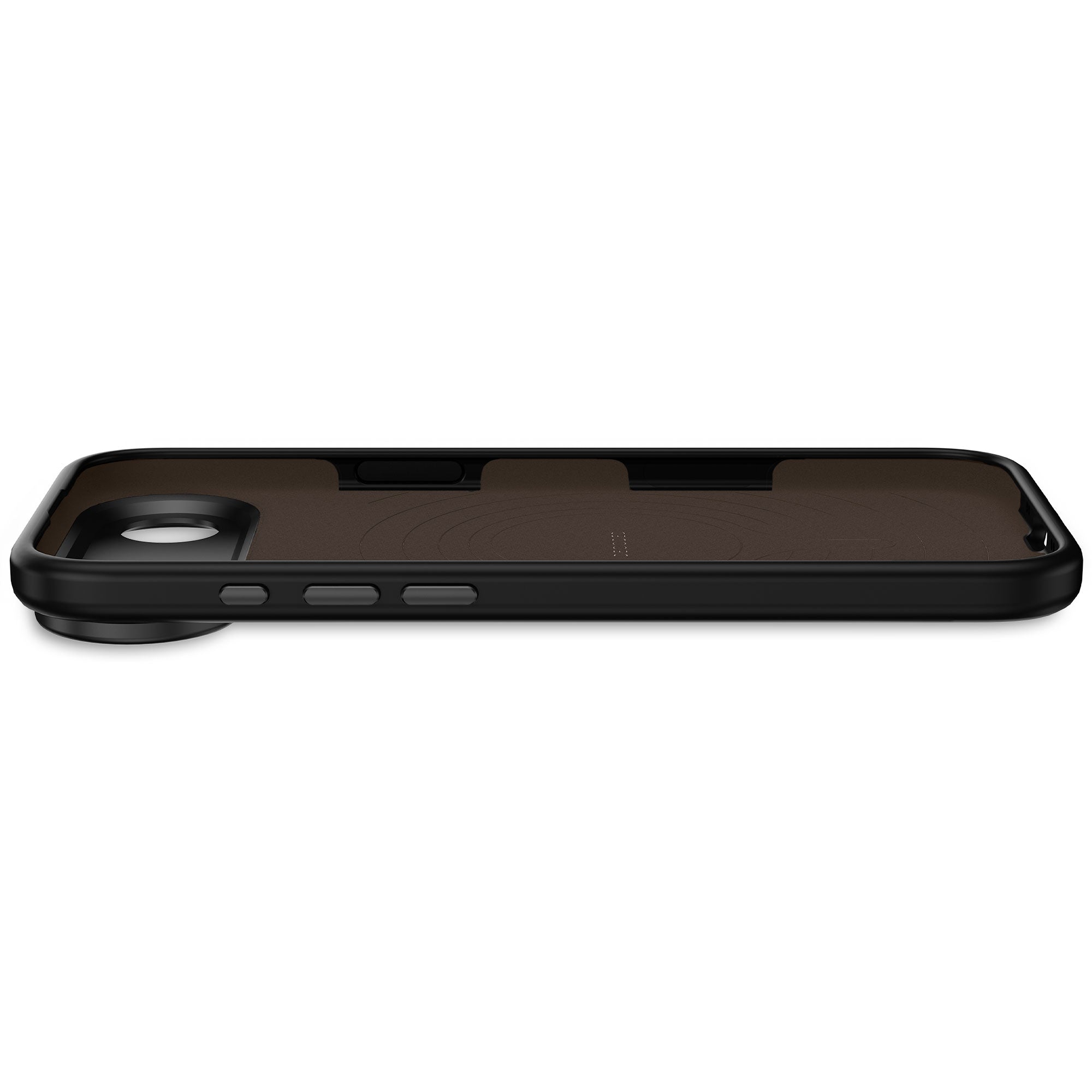 Husă Antimicrobiană din Silicon DECODED pentru iPhone 17 Air - Negru Phantom