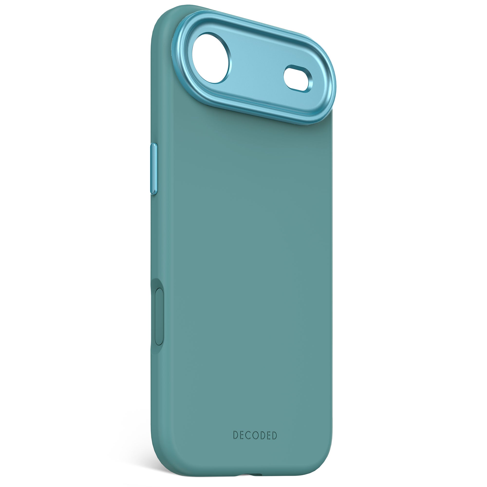 Husă din silicon antimicrobian DECODED pentru iPhone 17 Air - Albastru Retro