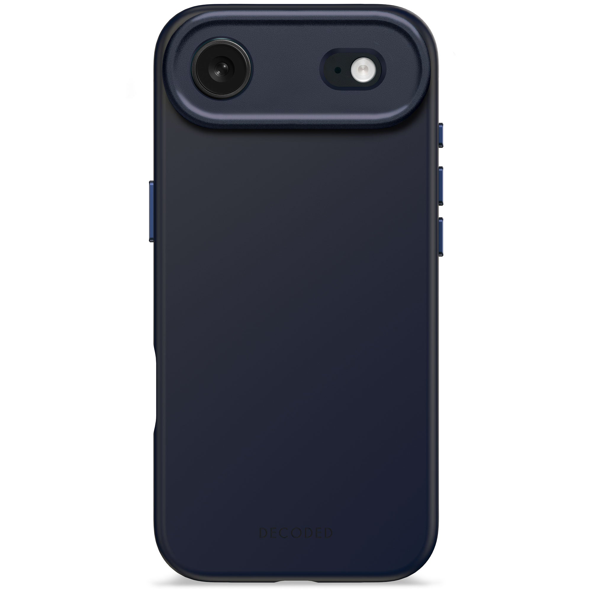 Husă din silicon antimicrobian DECODED pentru iPhone 17 Air - True Navy