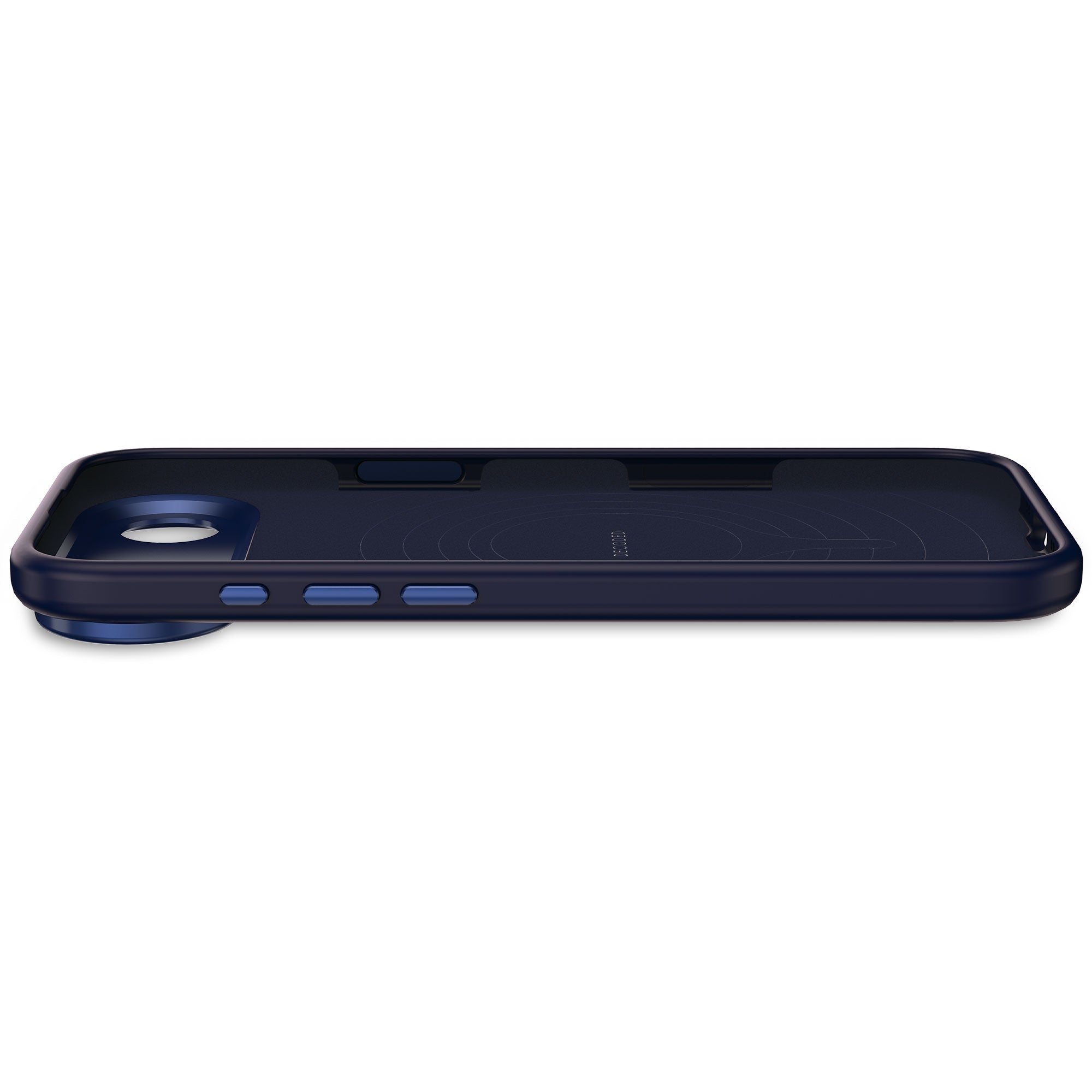 Husă din silicon antimicrobian DECODED pentru iPhone 17 Air - True Navy