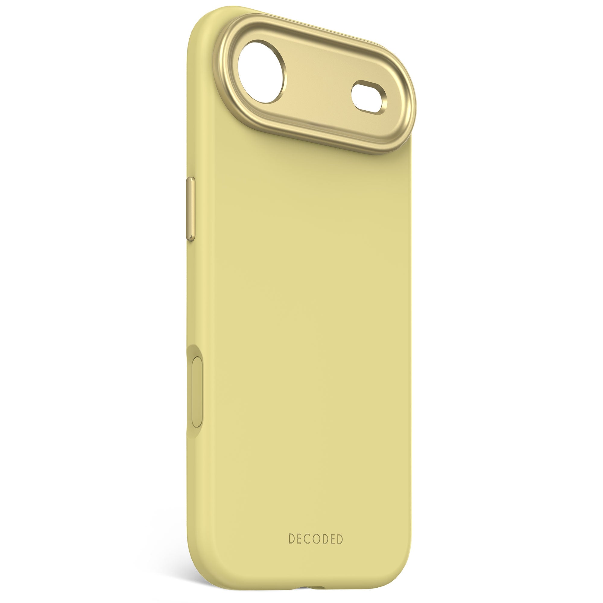 Husă de silicon antimicrobiană DECODED pentru iPhone 17 Air - Galben Yuma