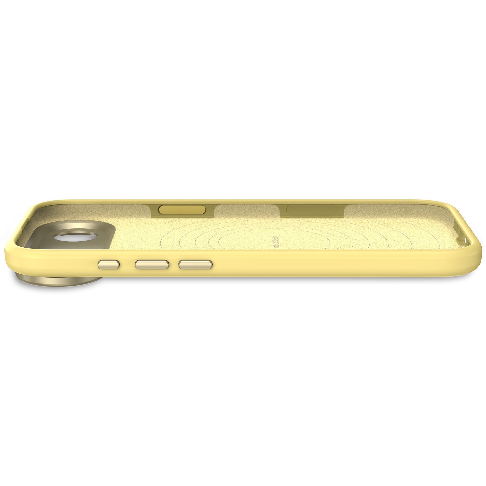 Husă de silicon antimicrobiană DECODED pentru iPhone 17 Air - Galben Yuma