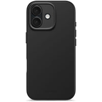 Husă de silicon DECODED Antimicrobiană pentru iPhone 17 - Negru Phantom
