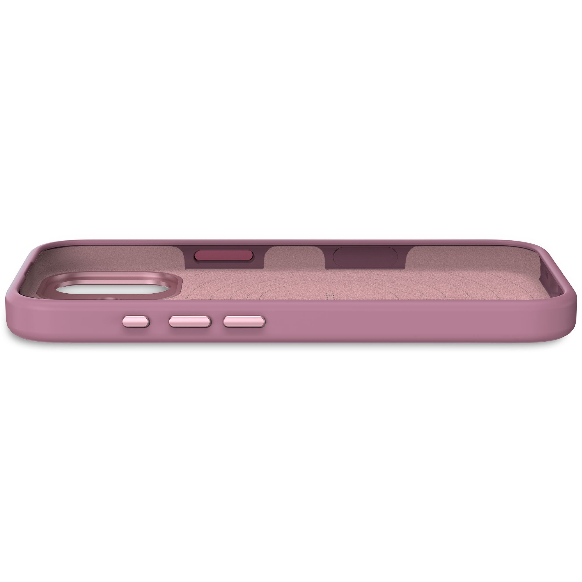 DECODED Husă de silicon antimicrobiană pentru iPhone 17 - Rosette