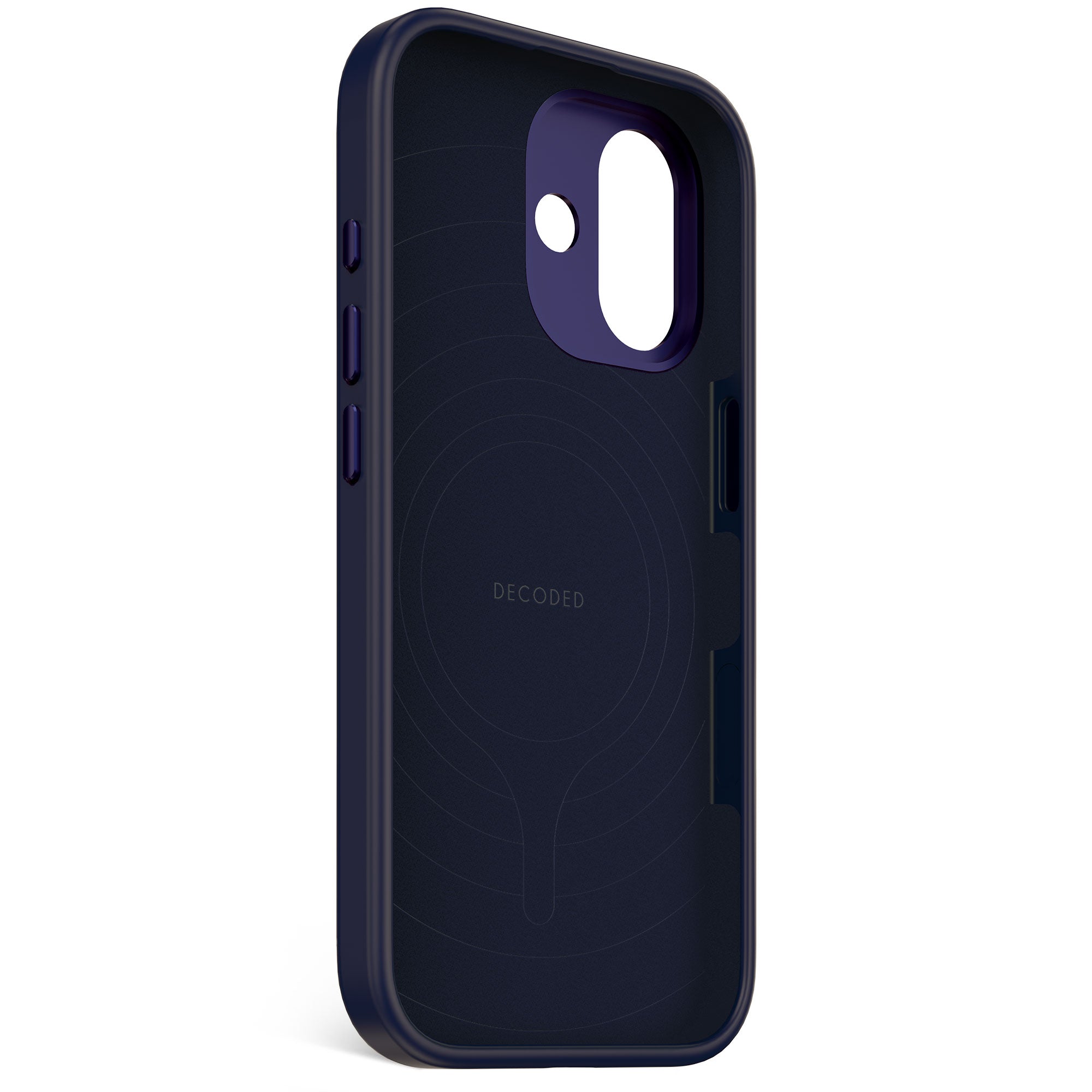 Husă Antimicrobiană din Silicon DECODED pentru iPhone 17 - True Navy