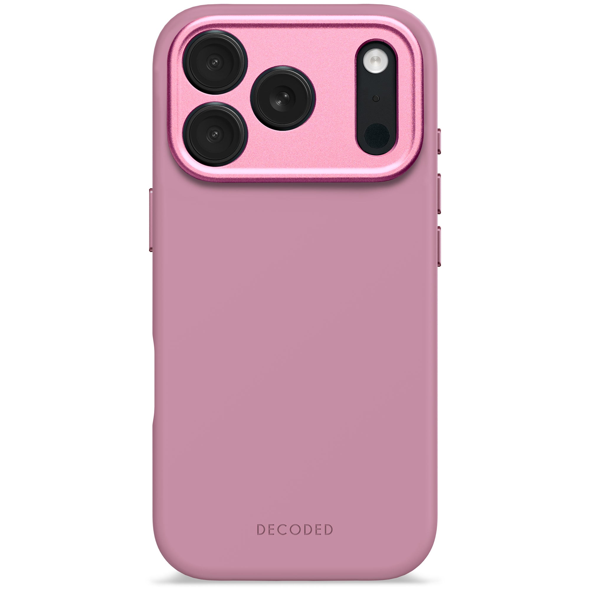 Husă DECODED din silicon antimicrobian pentru iPhone 17 Pro - Rosette