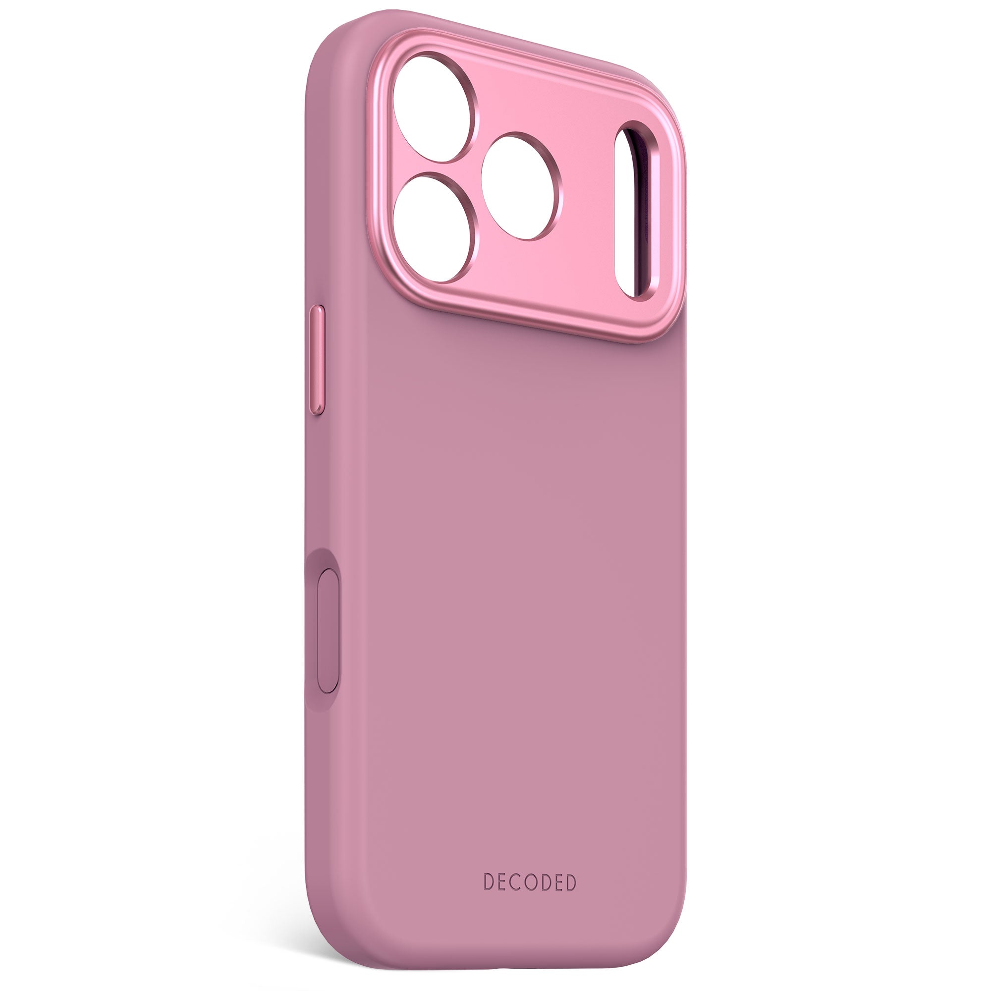 Husă DECODED din silicon antimicrobian pentru iPhone 17 Pro - Rosette