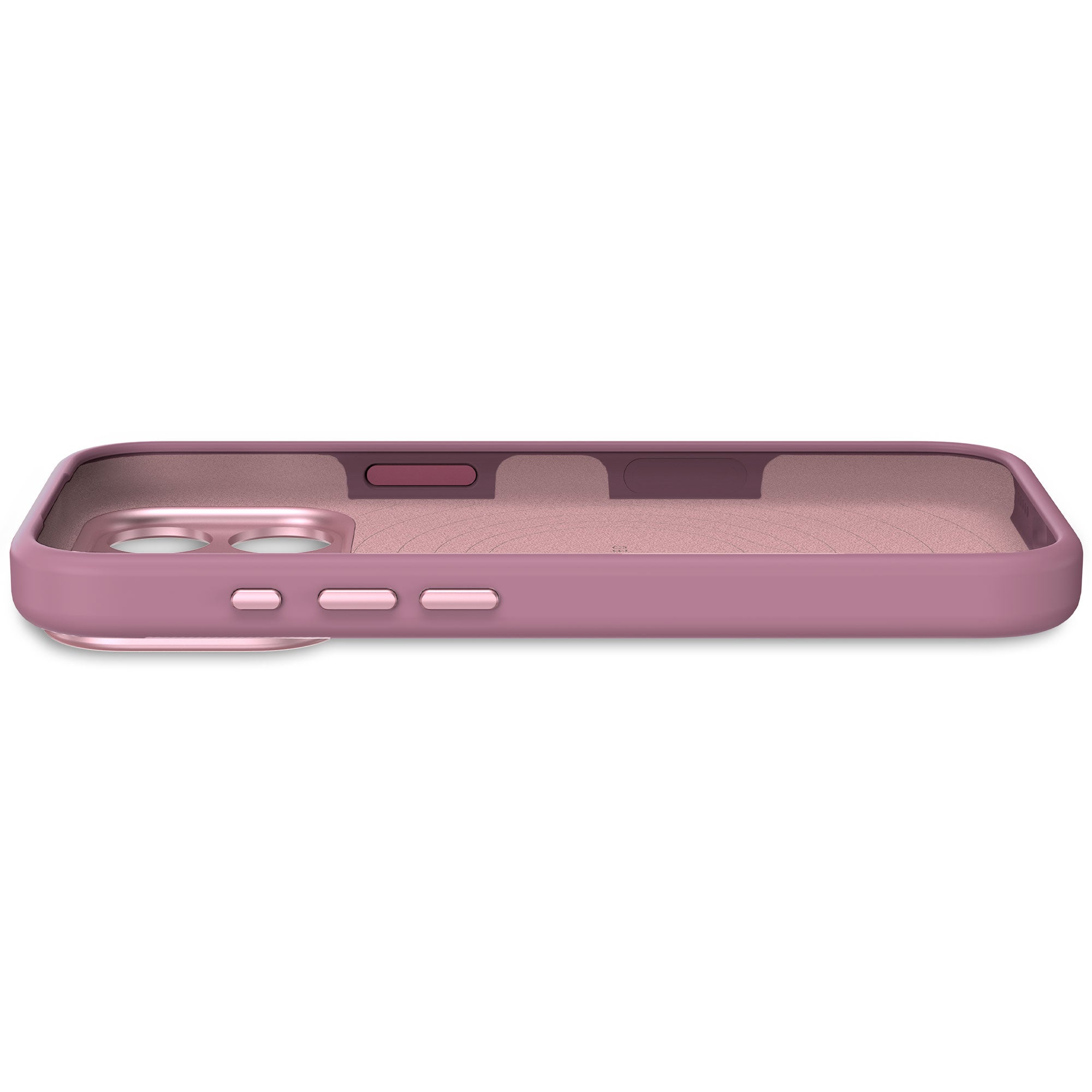 Husă DECODED din silicon antimicrobian pentru iPhone 17 Pro - Rosette