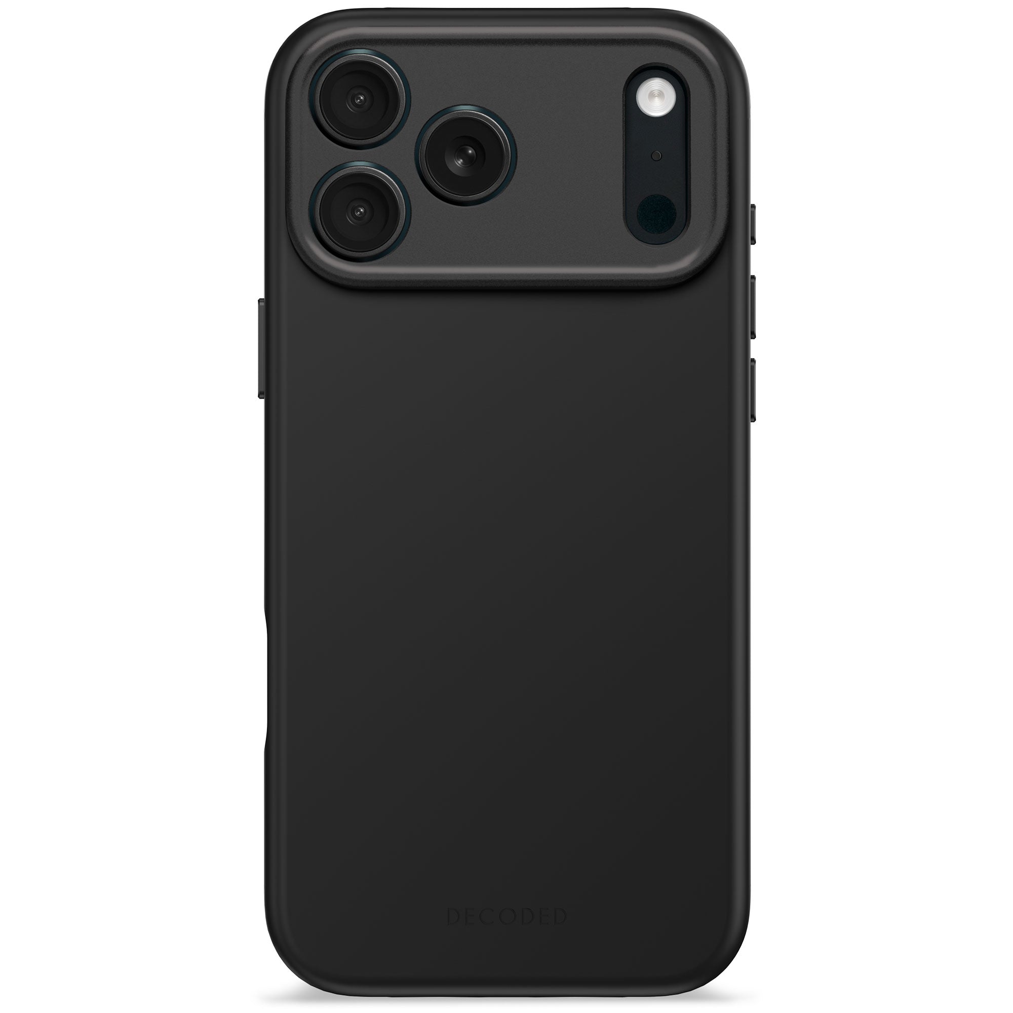 Husa Antimicrobiană din Silicon DECODED pentru iPhone 17 Pro Max - Phantom Black