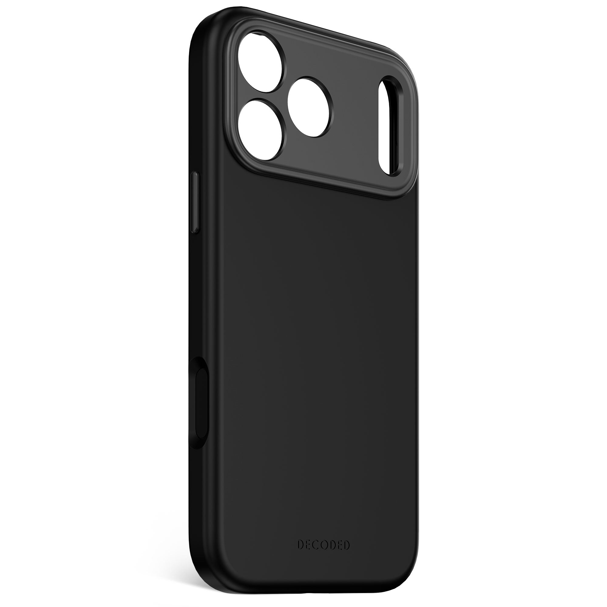 Husa Antimicrobiană din Silicon DECODED pentru iPhone 17 Pro Max - Phantom Black