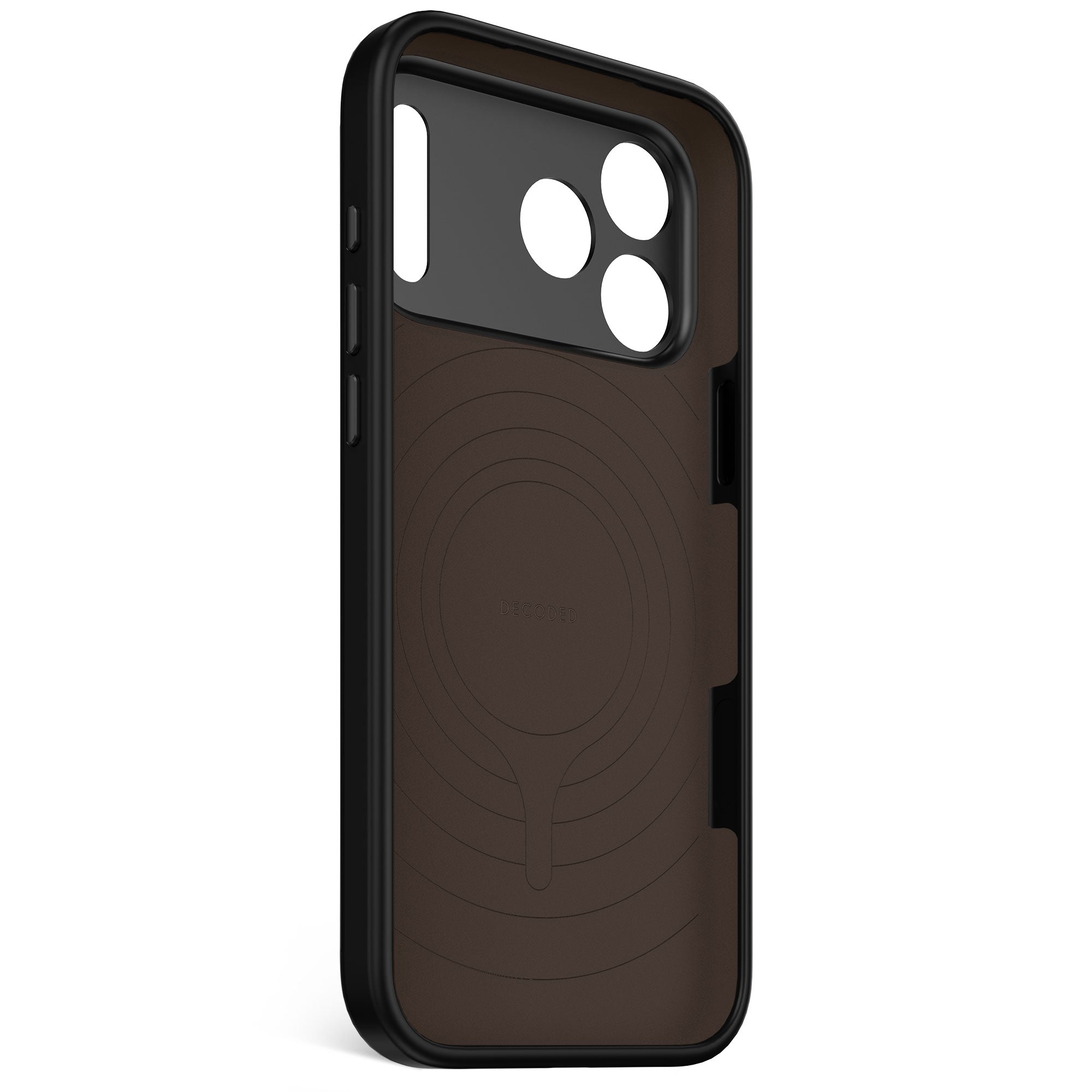 Husa Antimicrobiană din Silicon DECODED pentru iPhone 17 Pro Max - Phantom Black