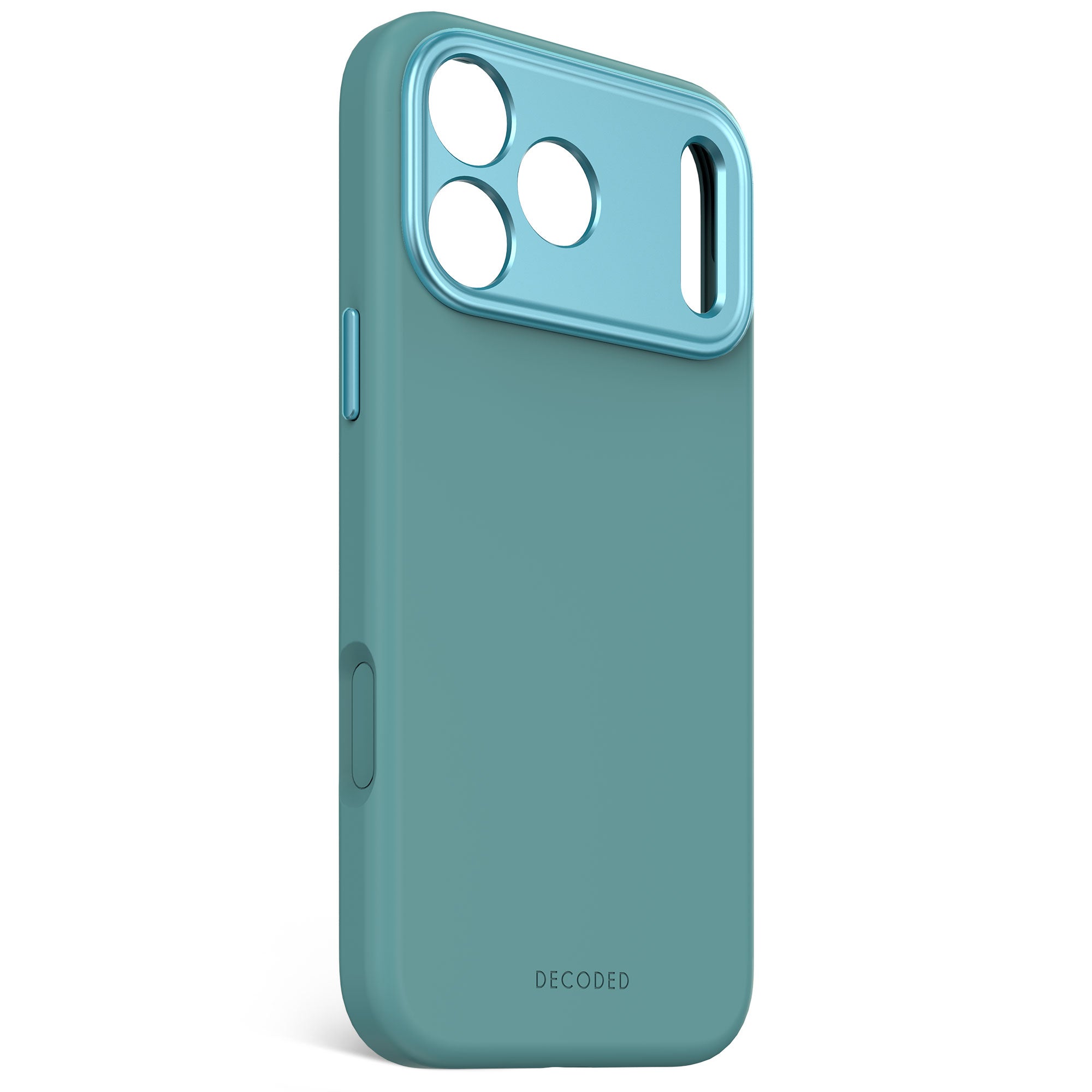 Husă Antimicrobiană din Silicon DECODED pentru iPhone 17 Pro Max - Albastru Retro