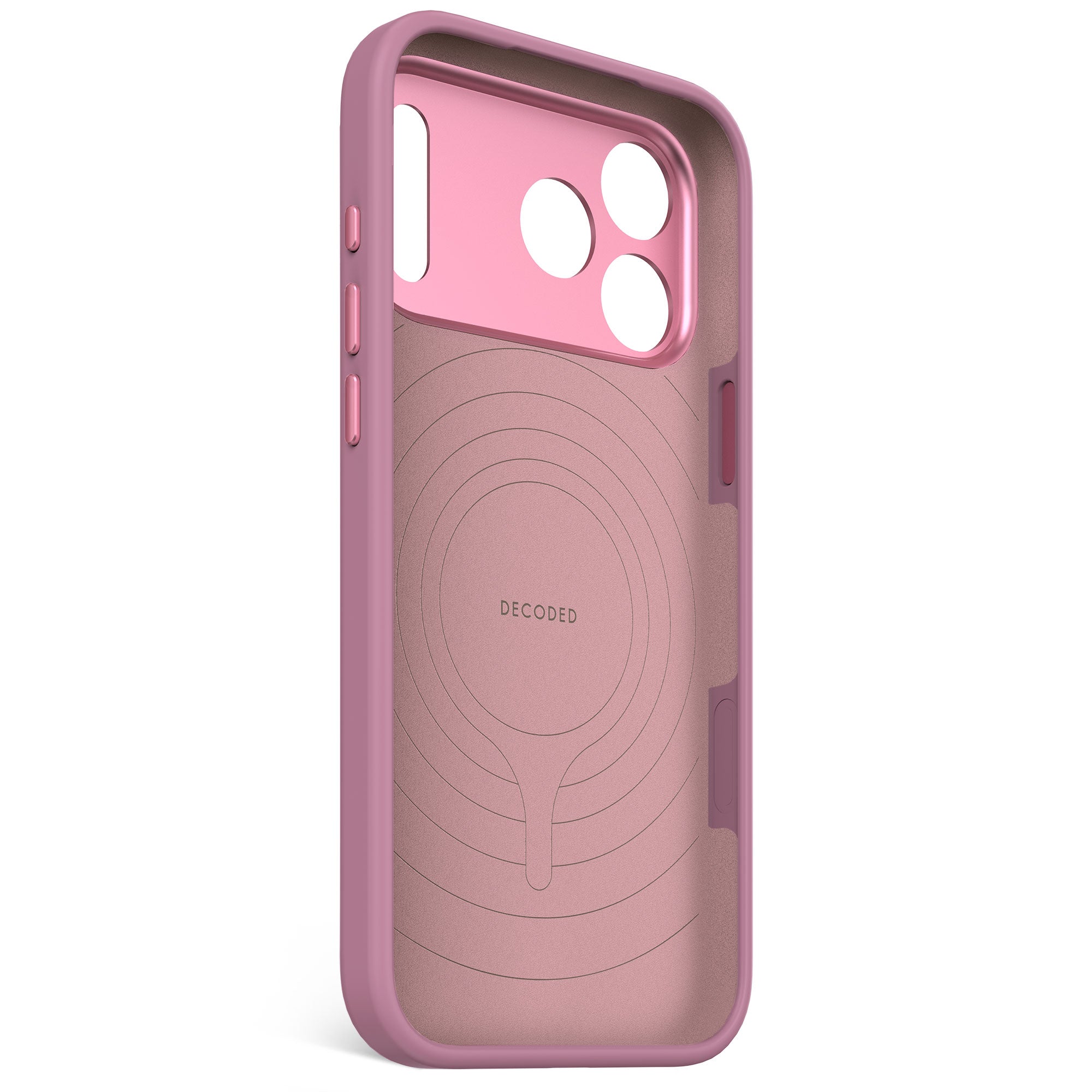 Husă antimicrobiană din silicon DECODED pentru iPhone 17 Pro Max - Rozetă