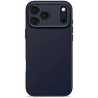 Husă de silicon DECODED Antimicrobial pentru iPhone 17 Pro Max - True Navy