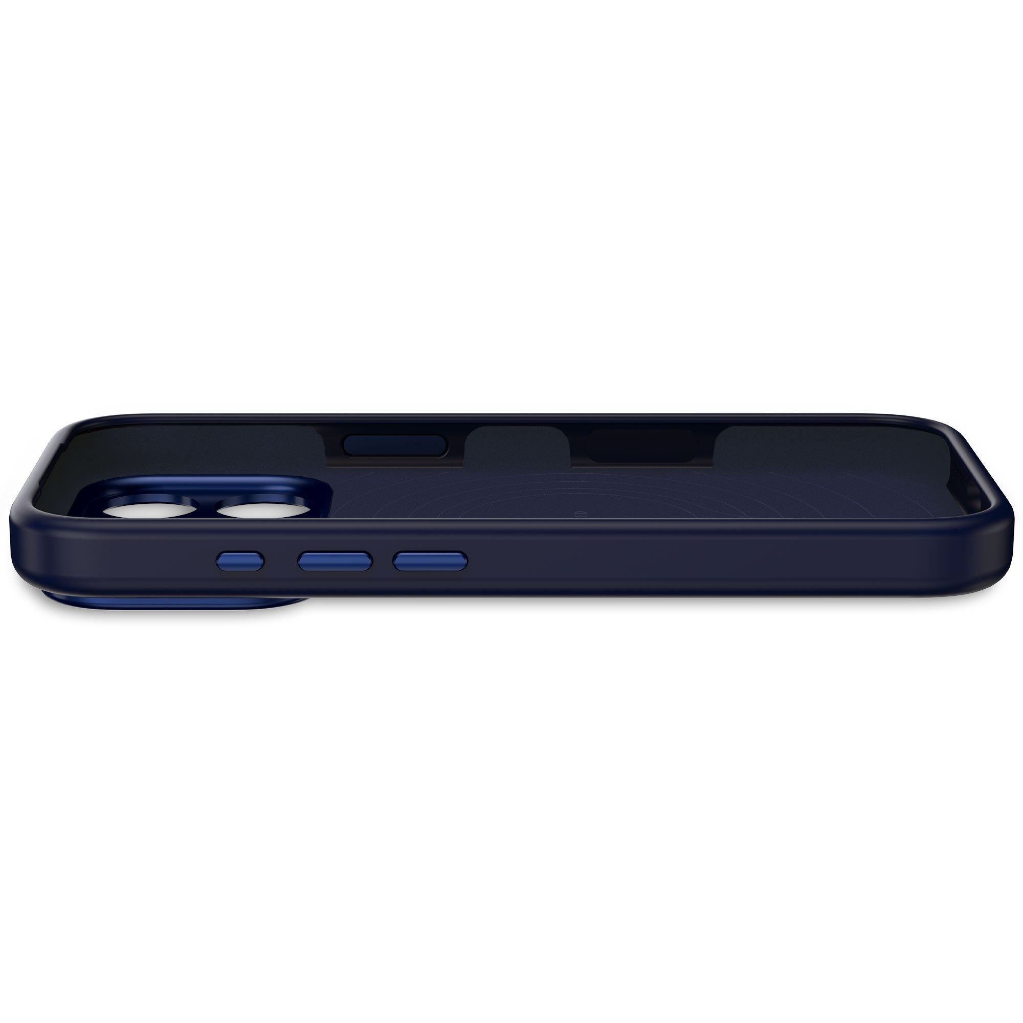 Husă de silicon DECODED Antimicrobial pentru iPhone 17 Pro Max - True Navy