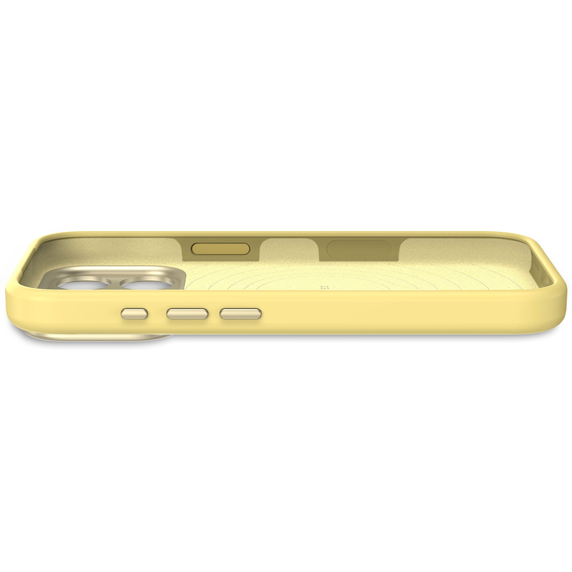Husă de silicon antimicrobiană DECODED pentru iPhone 17 Pro Max - Galben Yuma