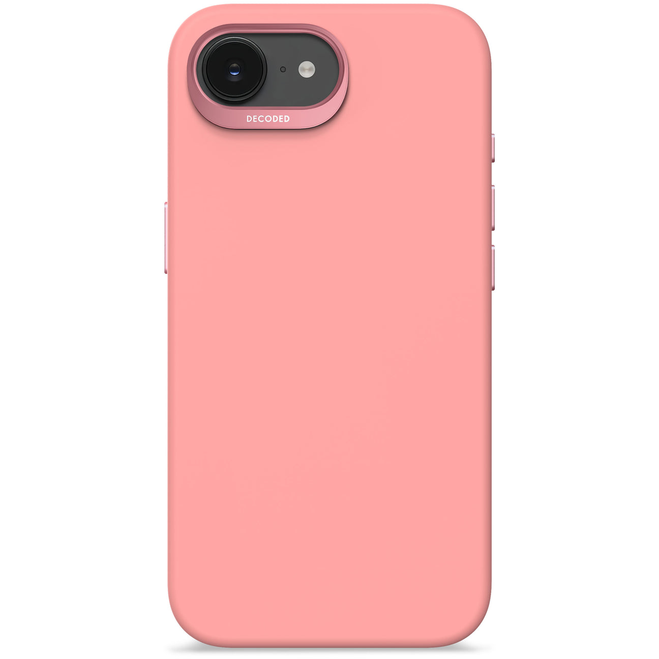 Husă Decoded Anti-Microbial din Silicon cu MagSafe pentru iPhone 16e – BubbleGum Pink