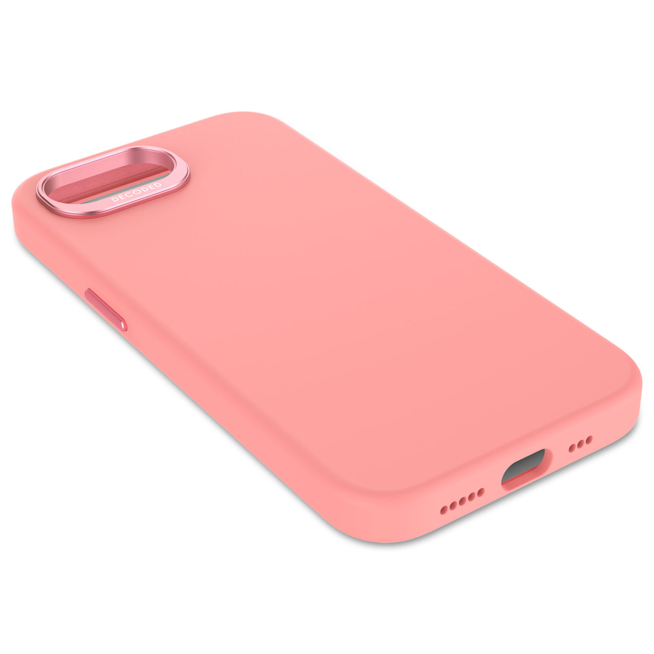 Husă Decoded Anti-Microbial din Silicon cu MagSafe pentru iPhone 16e – BubbleGum Pink