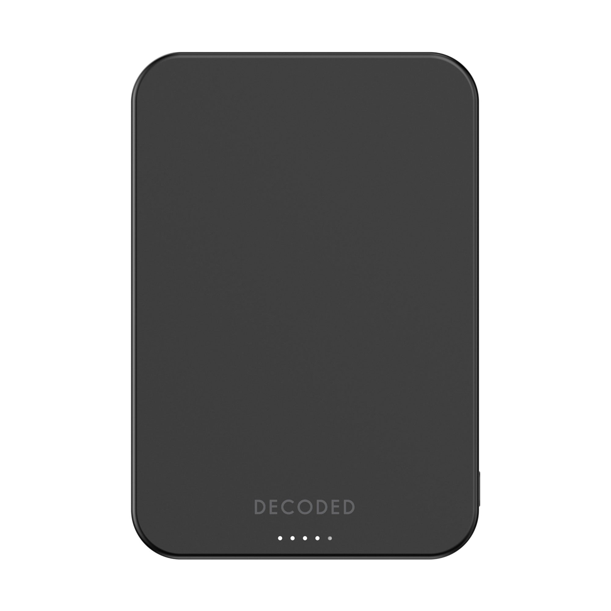 Baterie externă Decoded Ultra Slim Qi2 Wireless Powerbank 10.000 mAh – Negru
