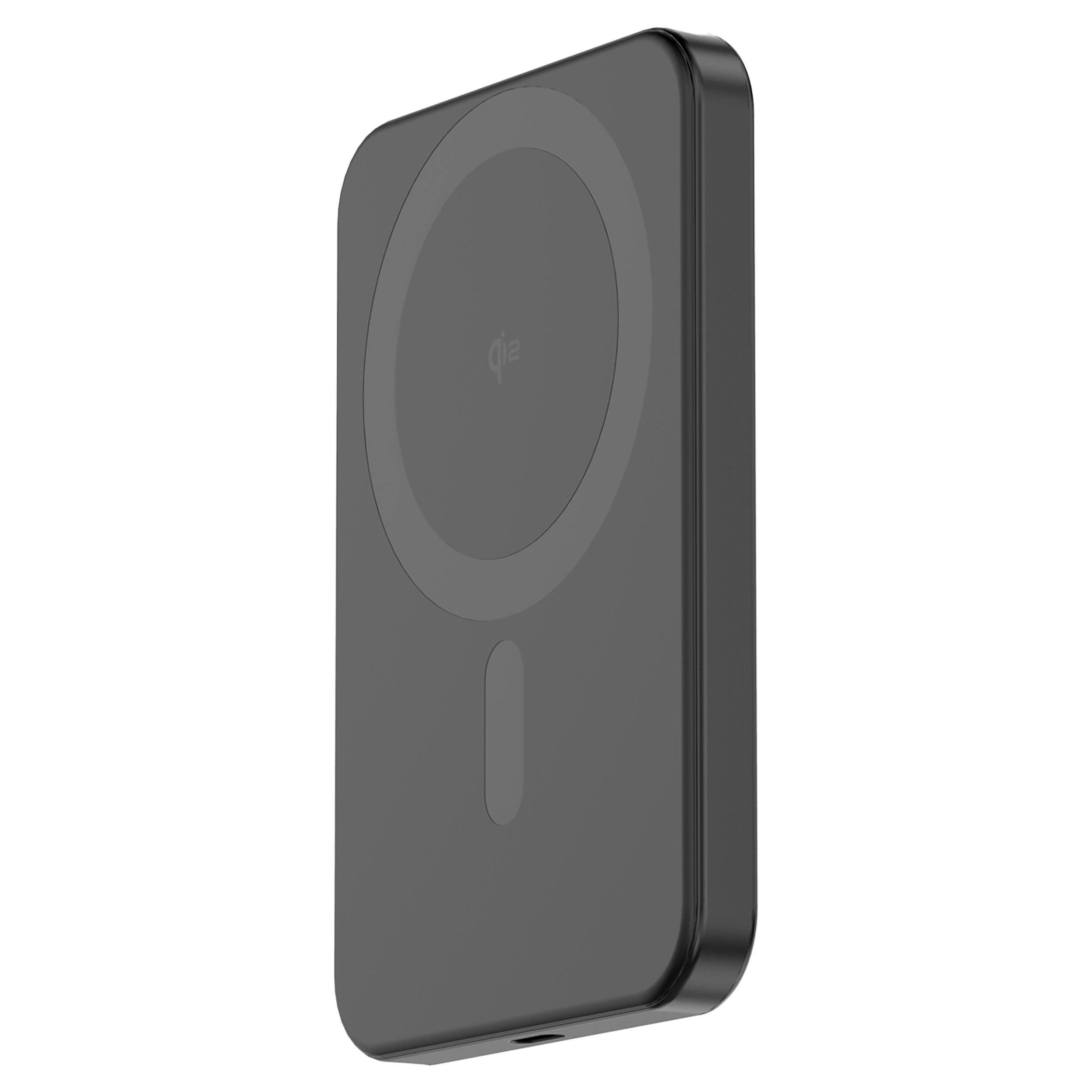Baterie externă Decoded Ultra Slim Qi2 Wireless Powerbank 5000 mAh – Neagră