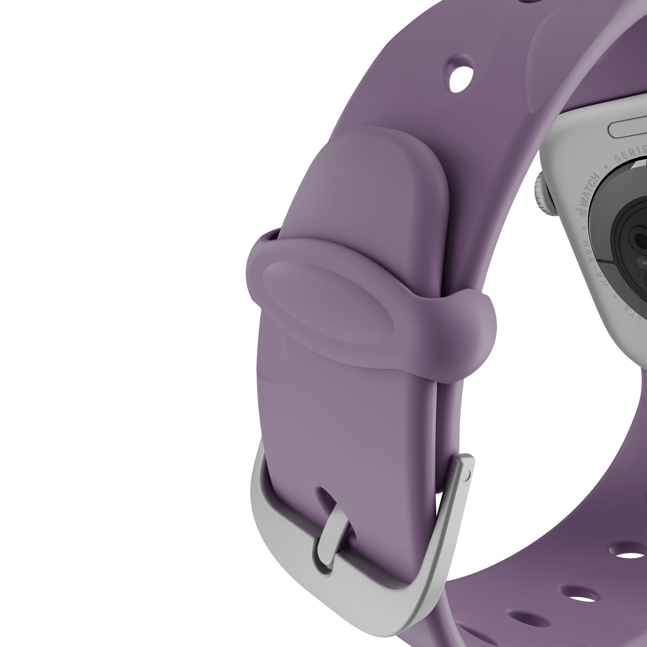 Brățară Decoded Silicone Ares Splice pentru Apple Watch 40/42 mm – Purple Haze