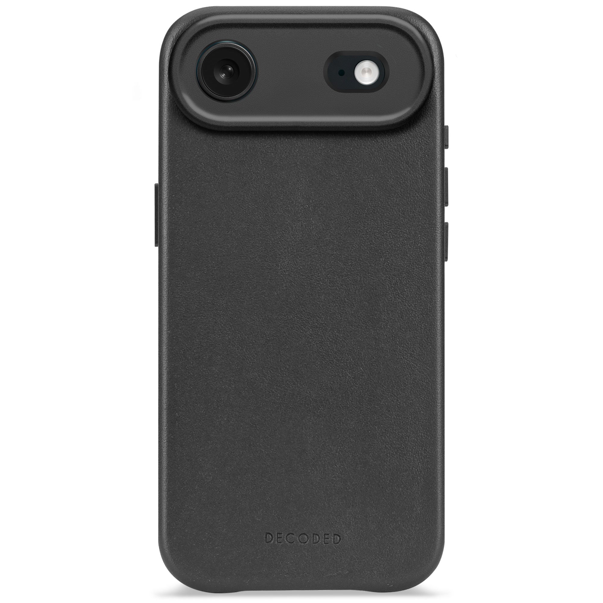 Husă din piele DECODED pentru iPhone 17 Air - Negru
