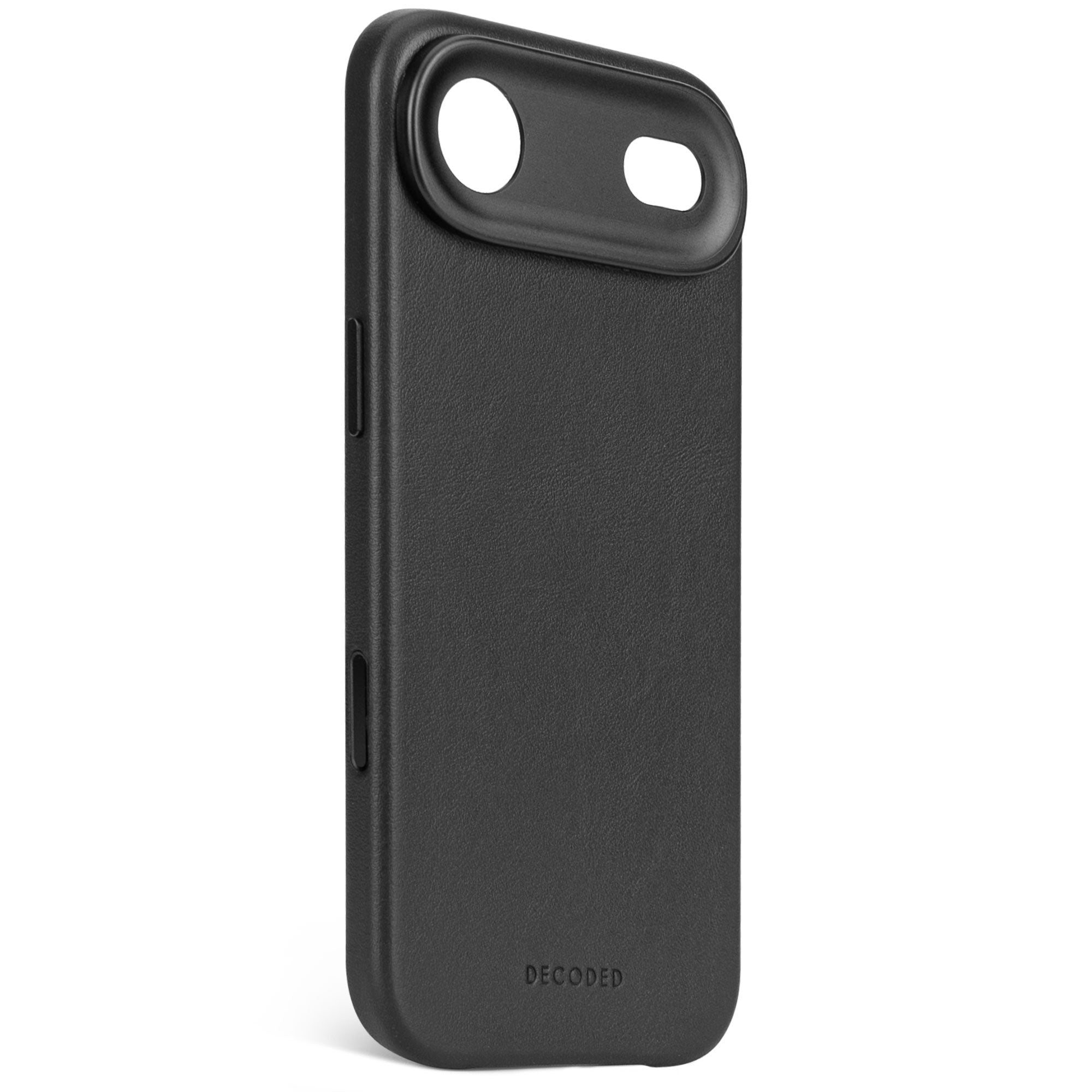 Husă din piele DECODED pentru iPhone 17 Air - Negru