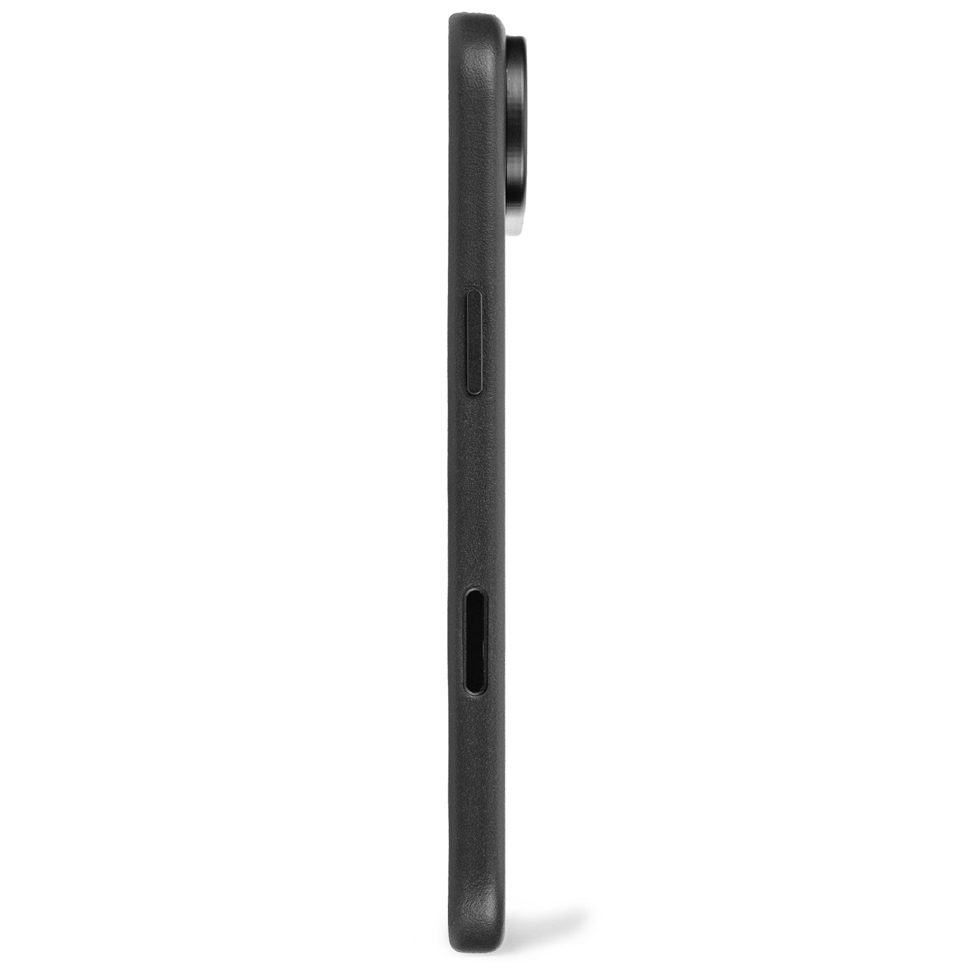 Husă din piele DECODED pentru iPhone 17 Air - Negru