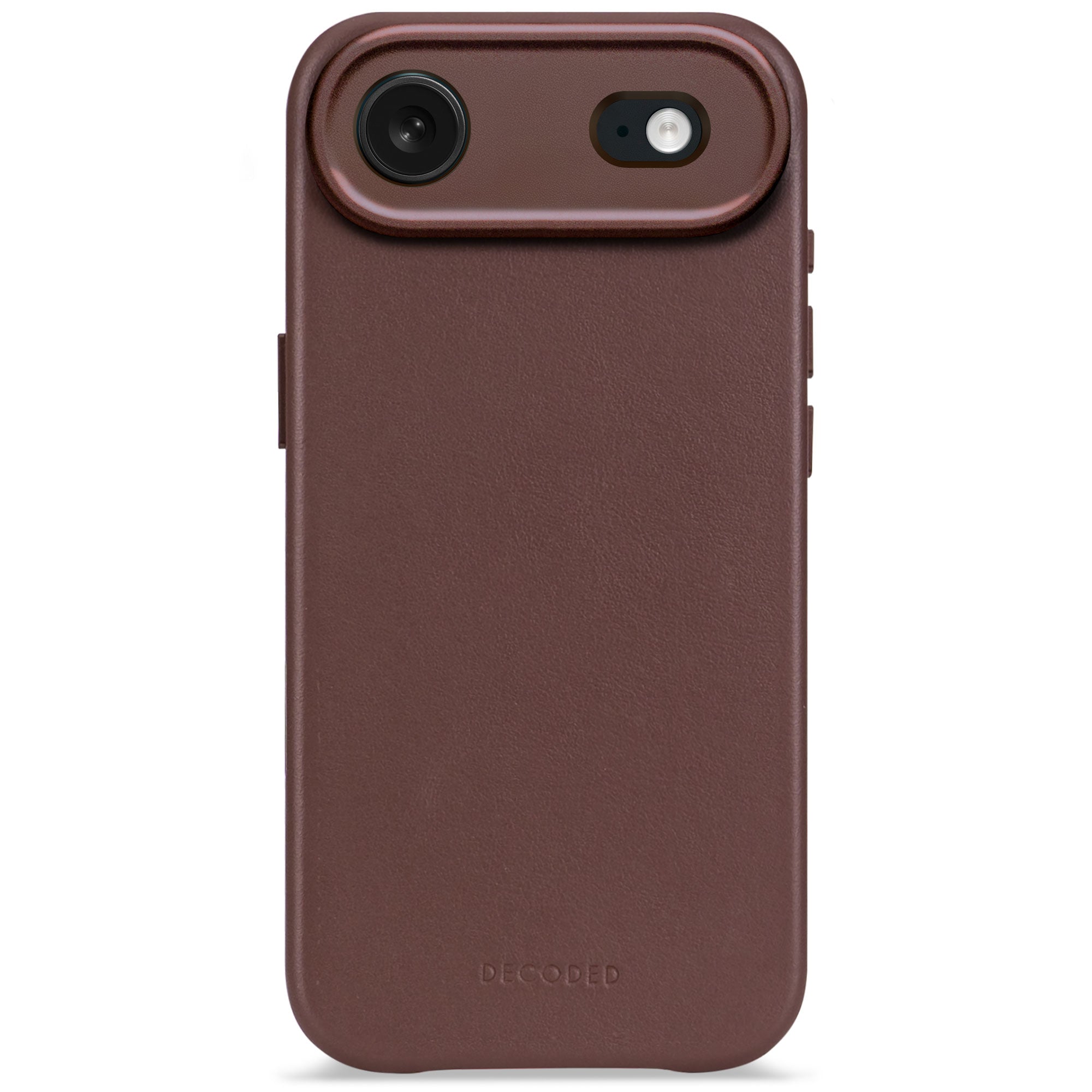 Husă din piele DECODED pentru iPhone 17 Air - Maro Ciocolatiu