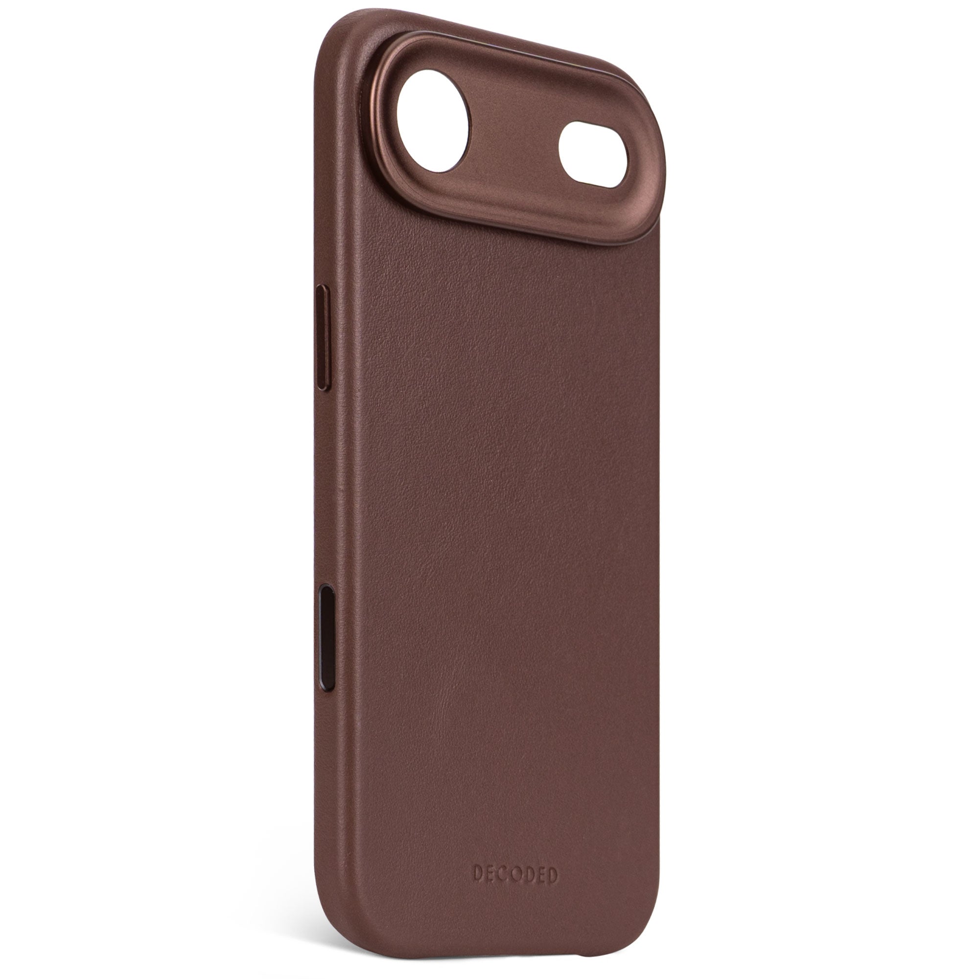 Husă din piele DECODED pentru iPhone 17 Air - Maro Ciocolatiu