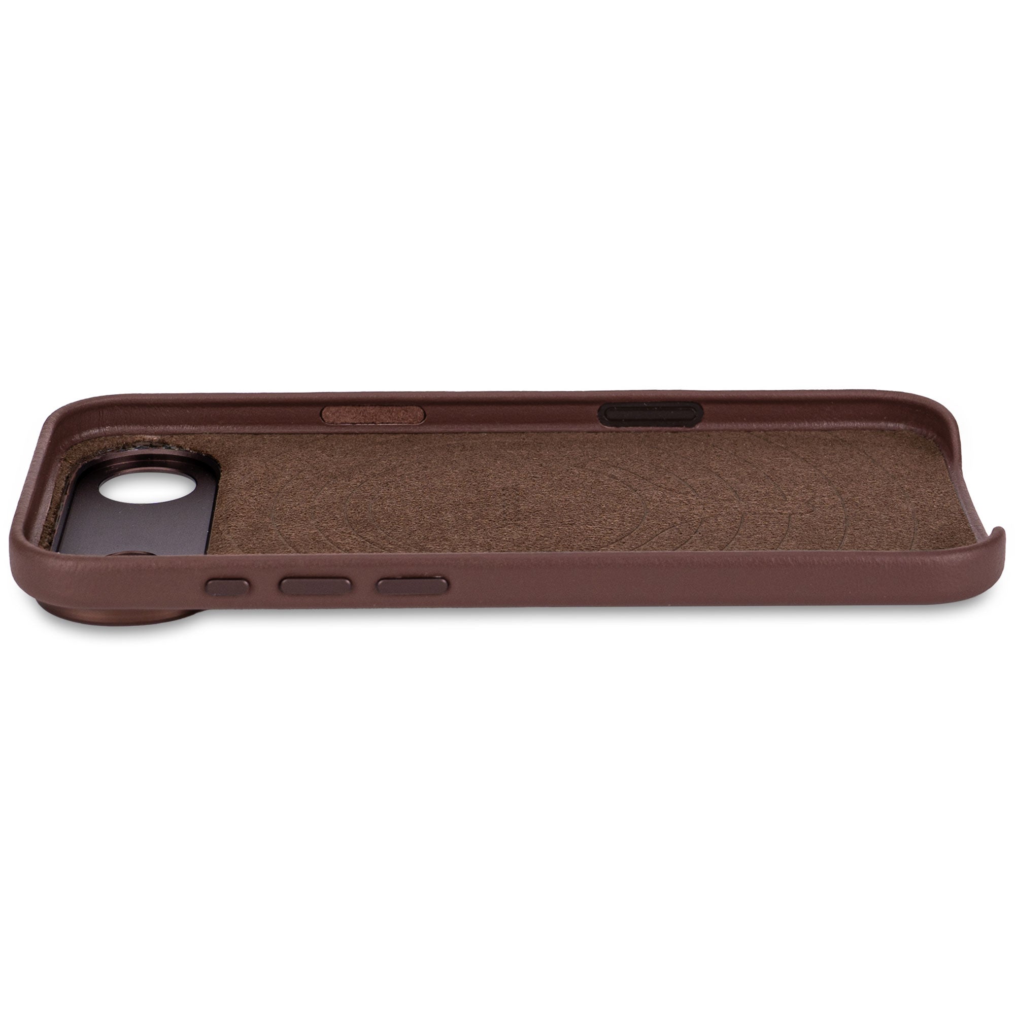 Husă din piele DECODED pentru iPhone 17 Air - Maro Ciocolatiu