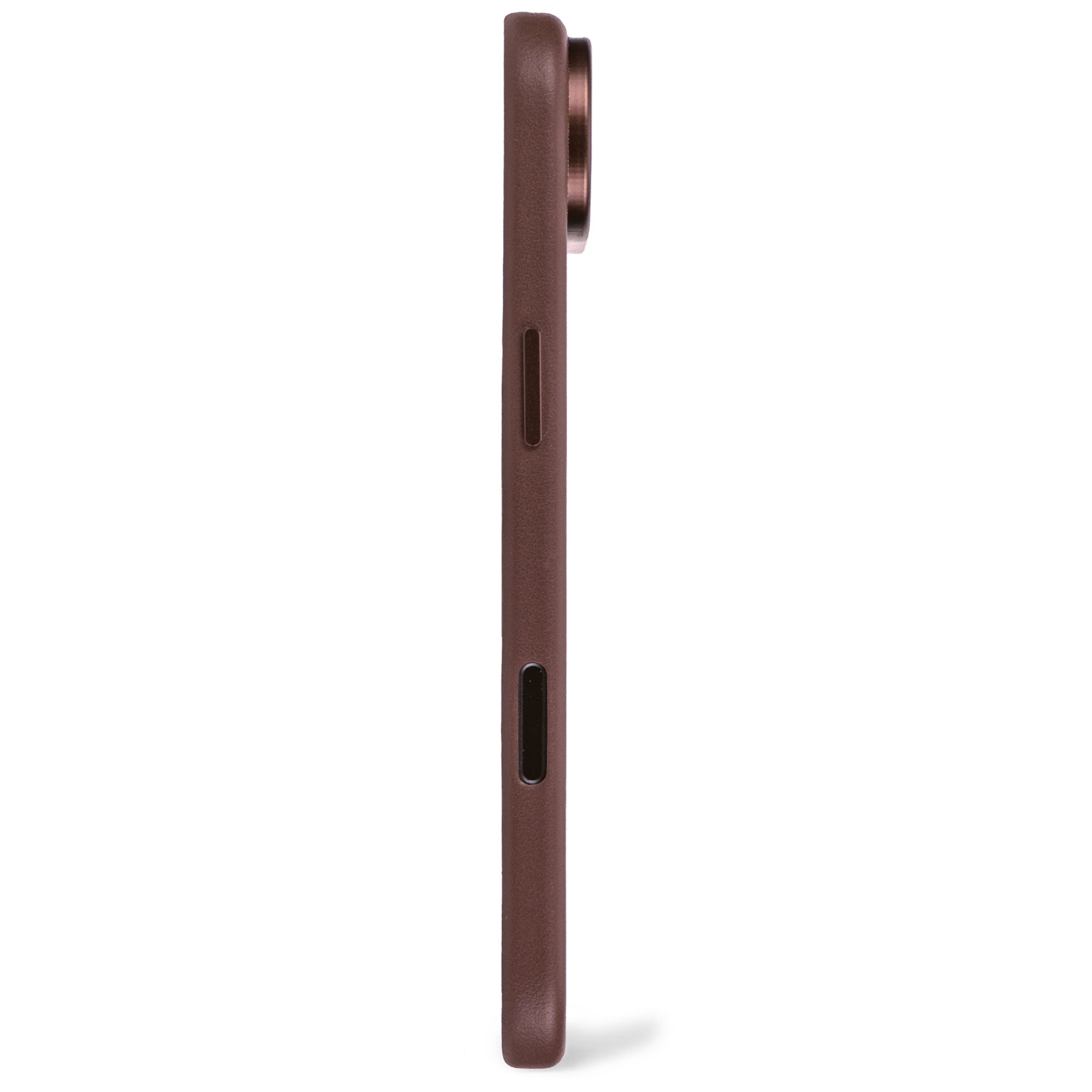 Husă din piele DECODED pentru iPhone 17 Air - Maro Ciocolatiu
