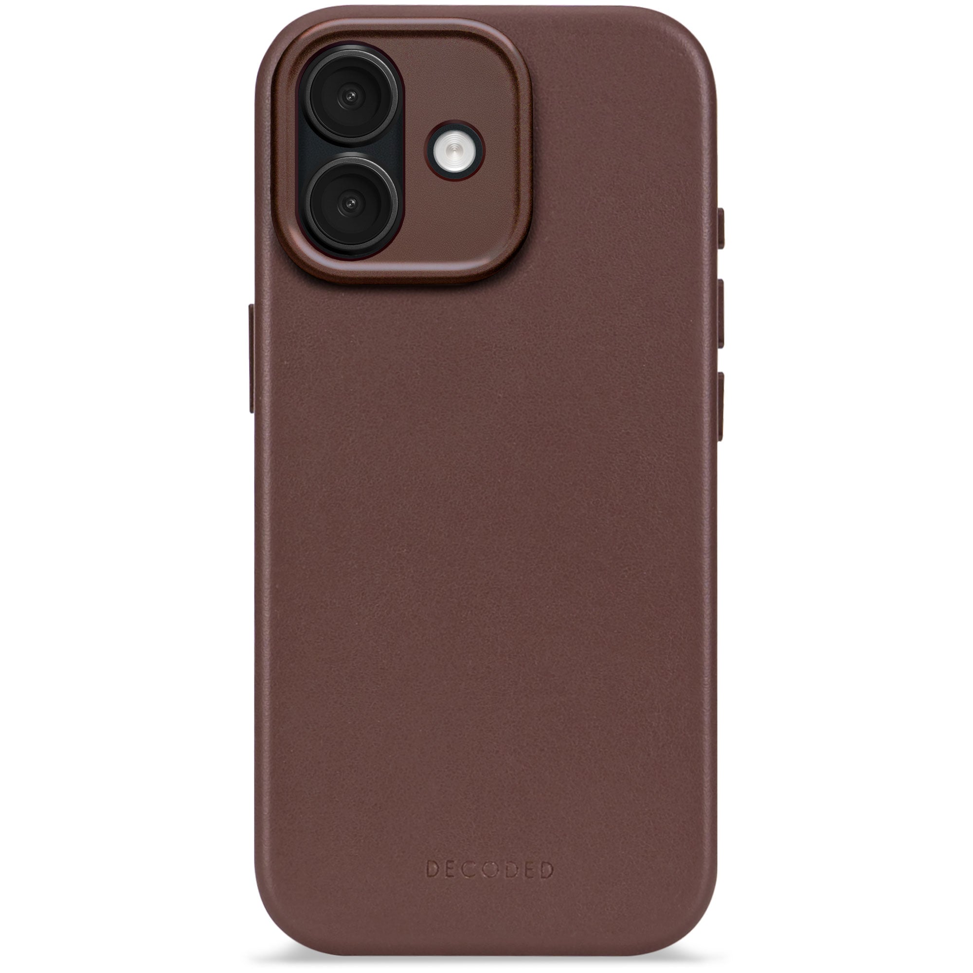 Husă de piele DECODED pentru iPhone 17 - Maro Ciocolatiu