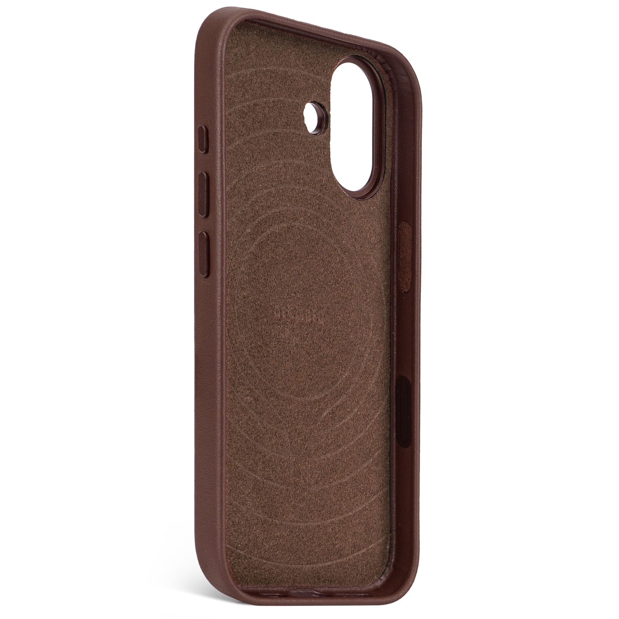 Husă de piele DECODED pentru iPhone 17 - Maro Ciocolatiu