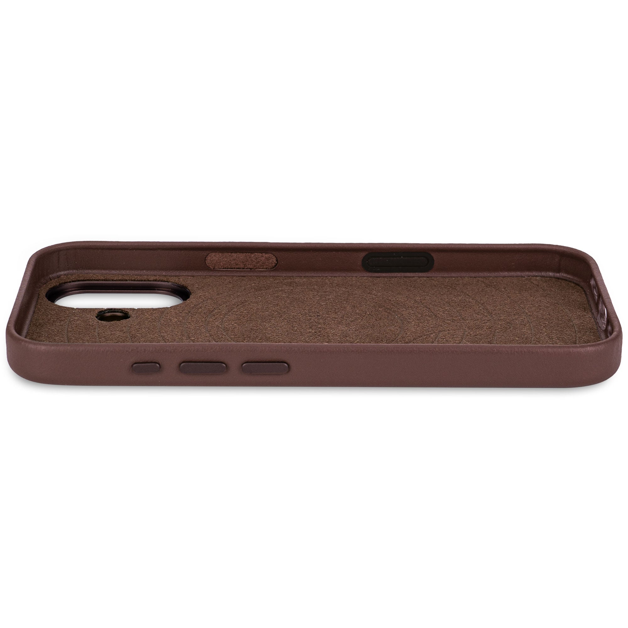 Husă de piele DECODED pentru iPhone 17 - Maro Ciocolatiu