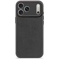 Husă din piele DECODED pentru iPhone 17 Pro - Negru