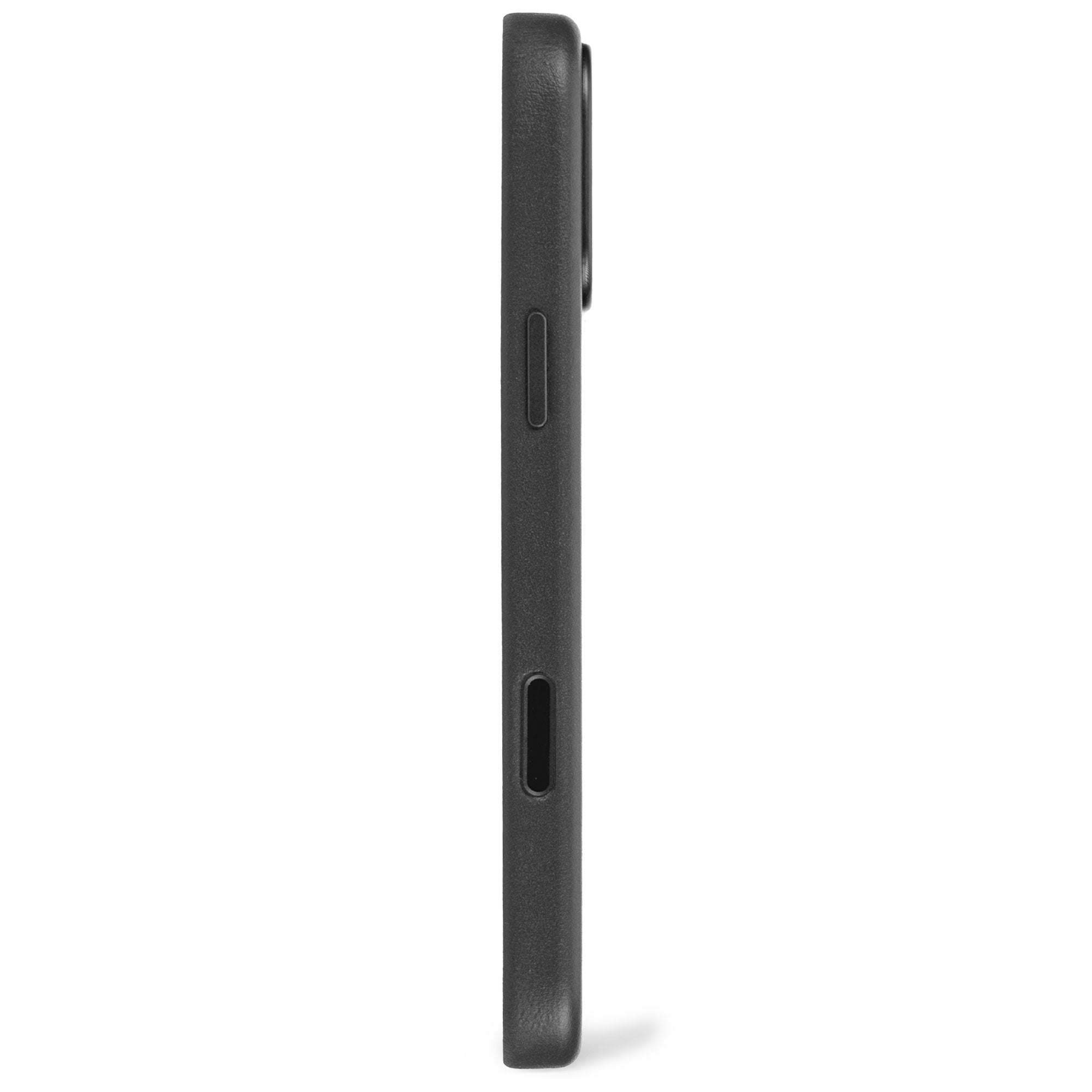 Husă din piele DECODED pentru iPhone 17 Pro Max - Negru