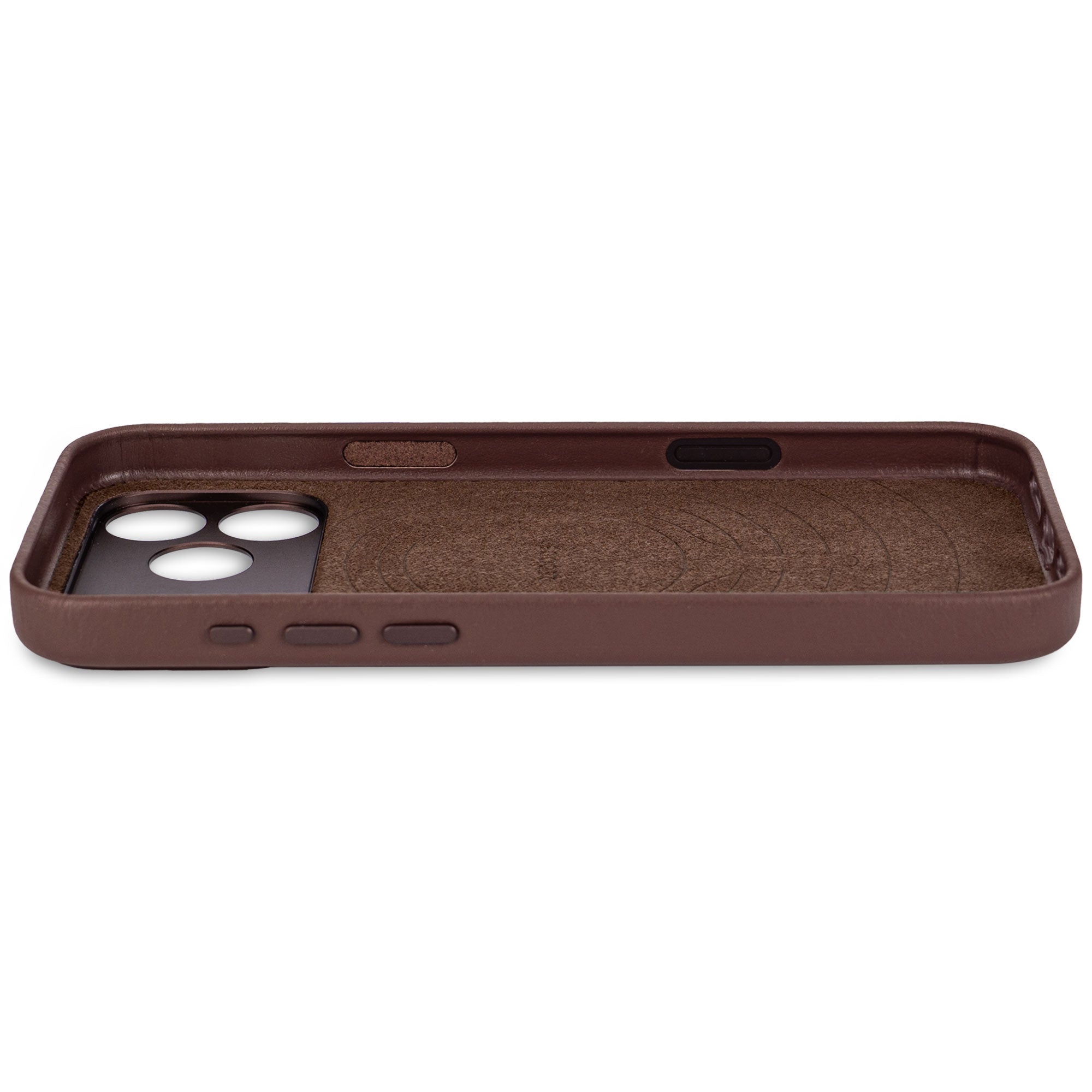 Husă DECODED din piele pentru iPhone 17 Pro Max - Maro Ciocolatiu
