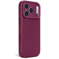 Husă din piele DECODED compatibilă MagSafe pentru iPhone 18 Pro, Aubergine