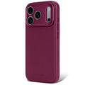 Husă din piele DECODED compatibilă MagSafe pentru iPhone 18 Pro Max, Aubergine