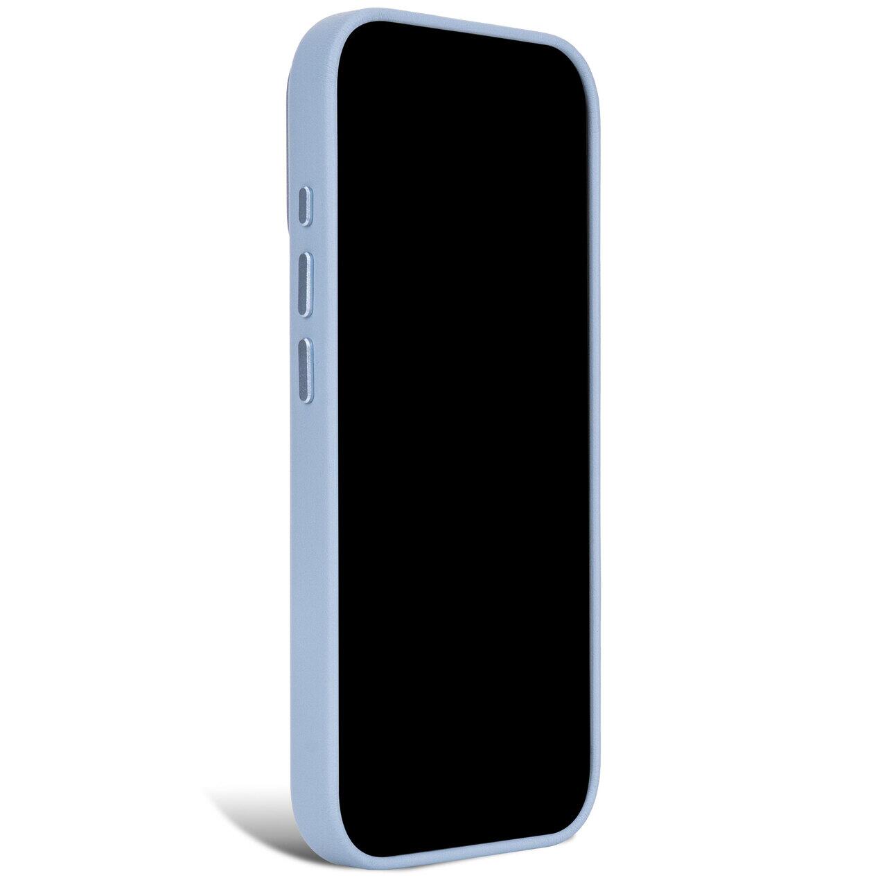 Husă din piele DECODED compatibilă MagSafe pentru iPhone 18 Pro Max, Sky Blue