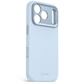 Husă din silicon antimicrobian DECODED compatibilă MagSafe pentru iPhone 18 Pro, Light Blue