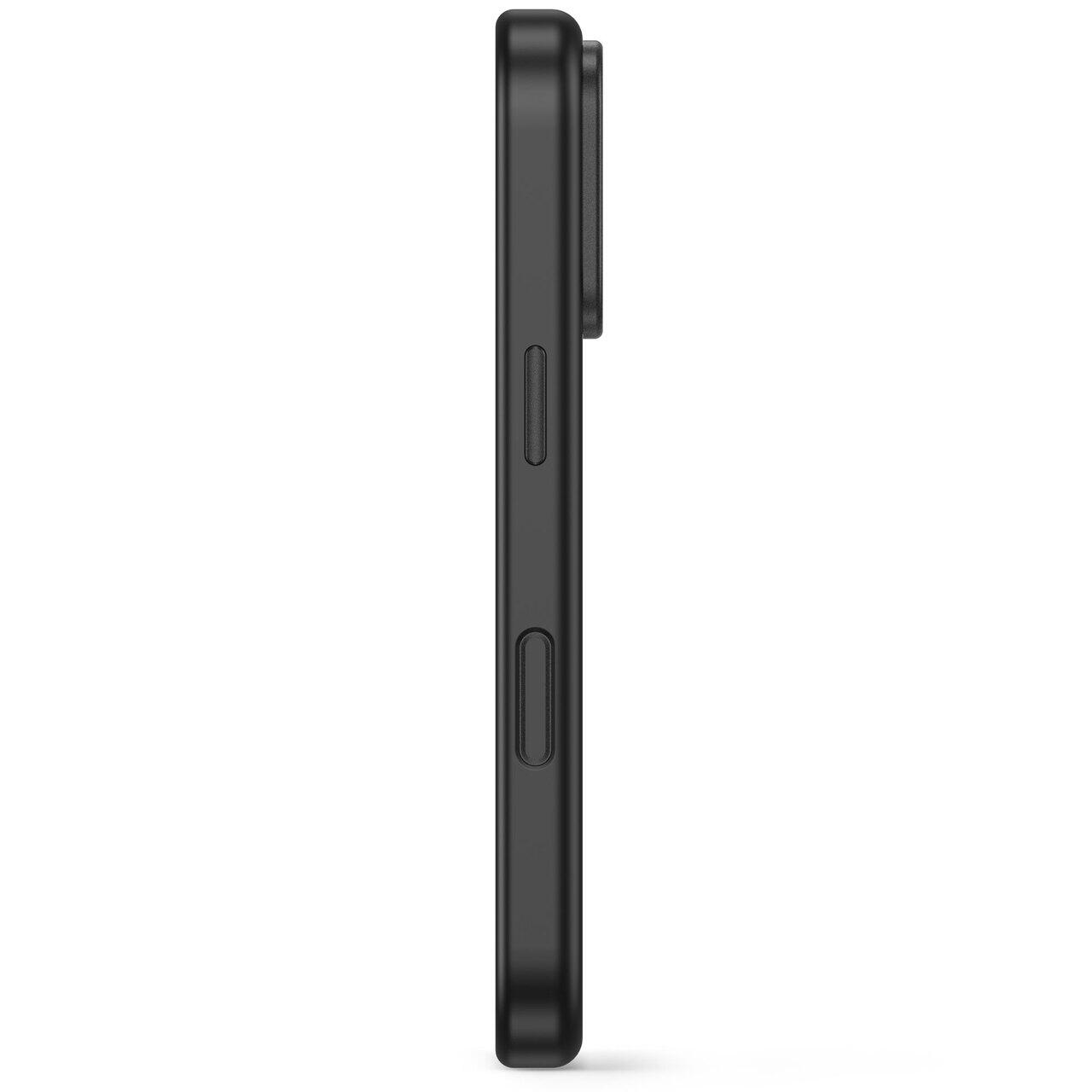 Husă din silicon antimicrobian DECODED compatibilă MagSafe pentru iPhone 18 Pro Max, Black