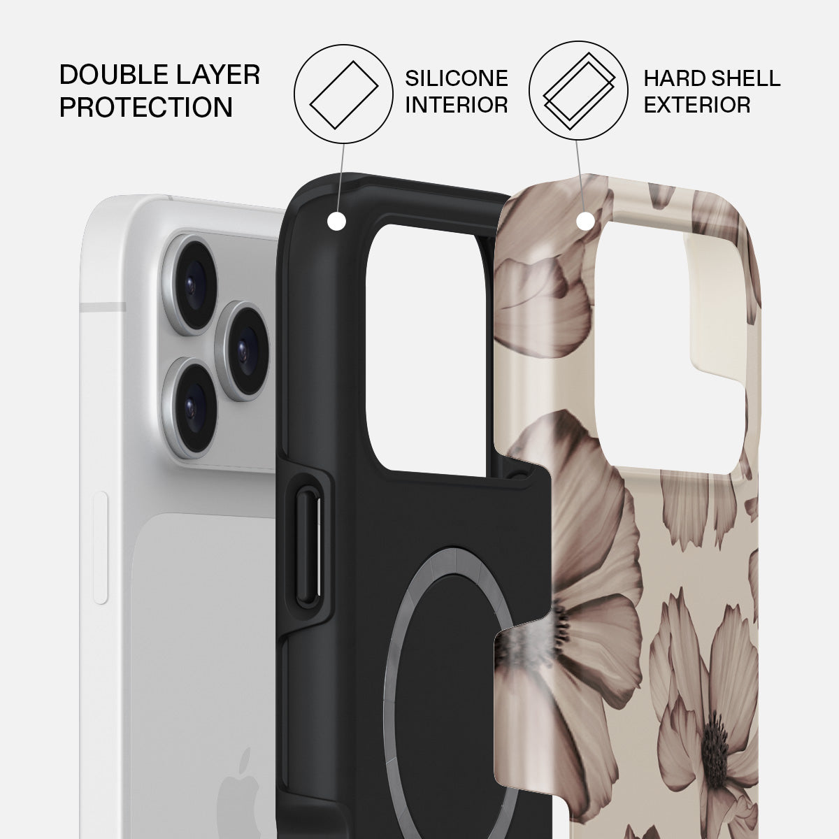 BURGA Barely Yours – Husă de protecție rezistentă Magsafe pentru iPhone 17 Pro Max